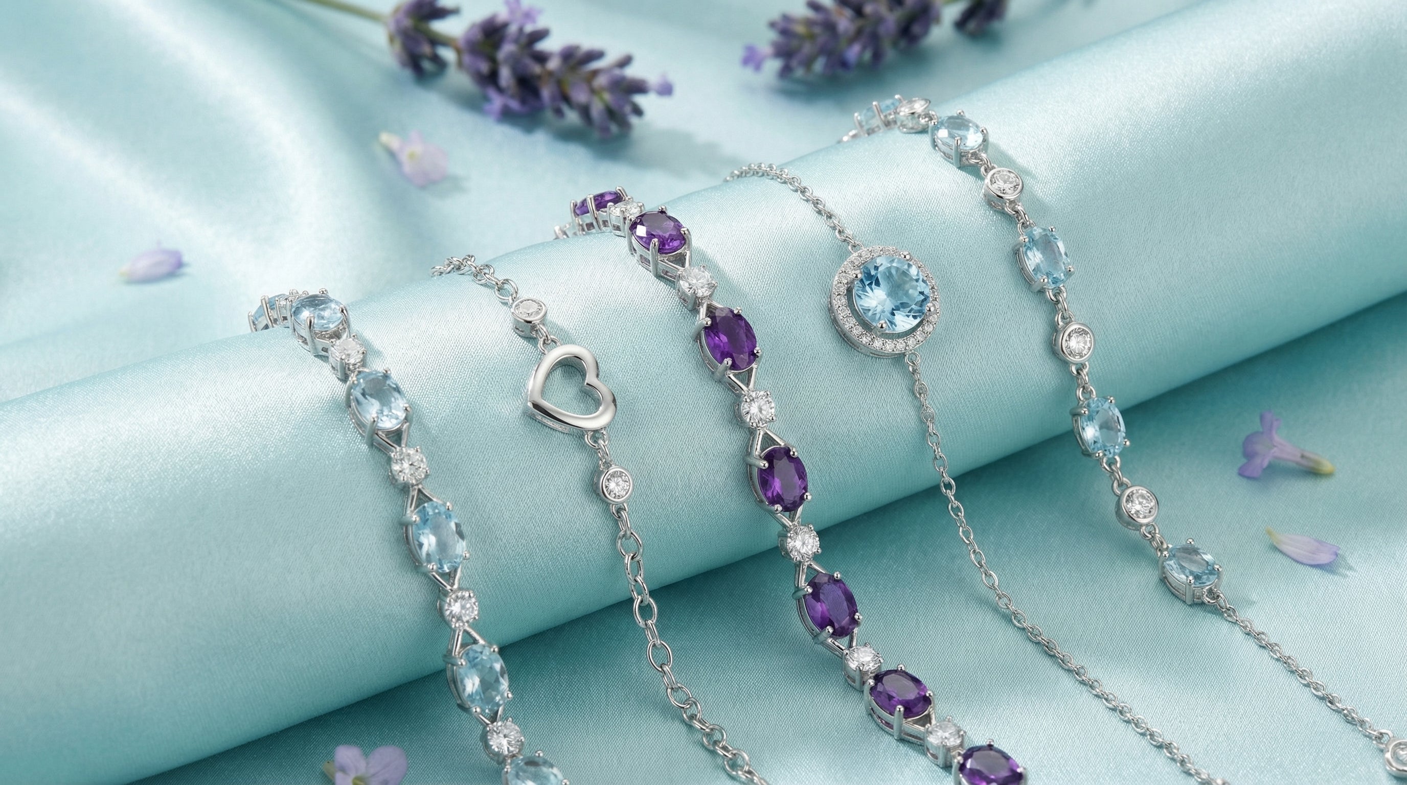 aquamarine bracelet - hero image
