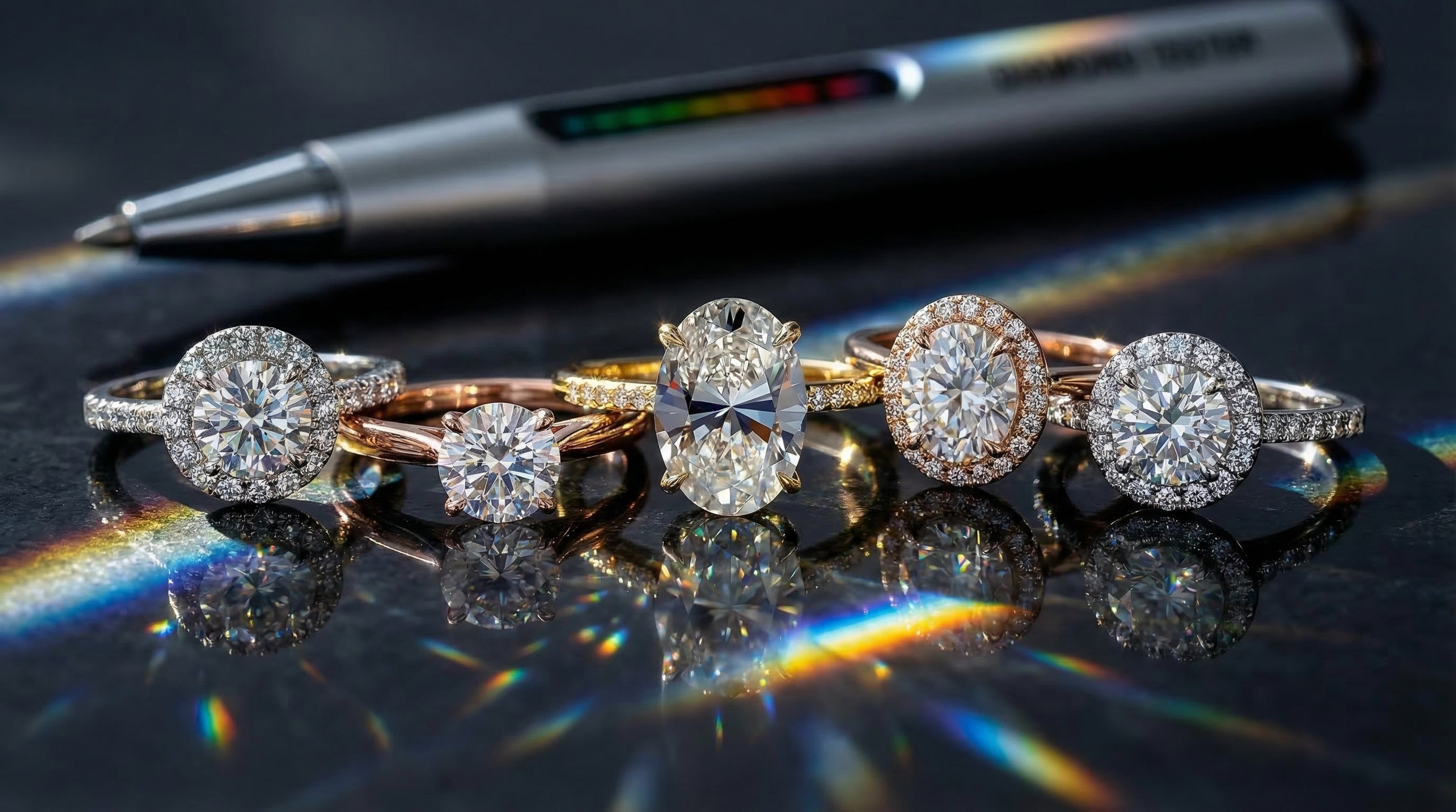 does moissanite pass diamond tester - hero image