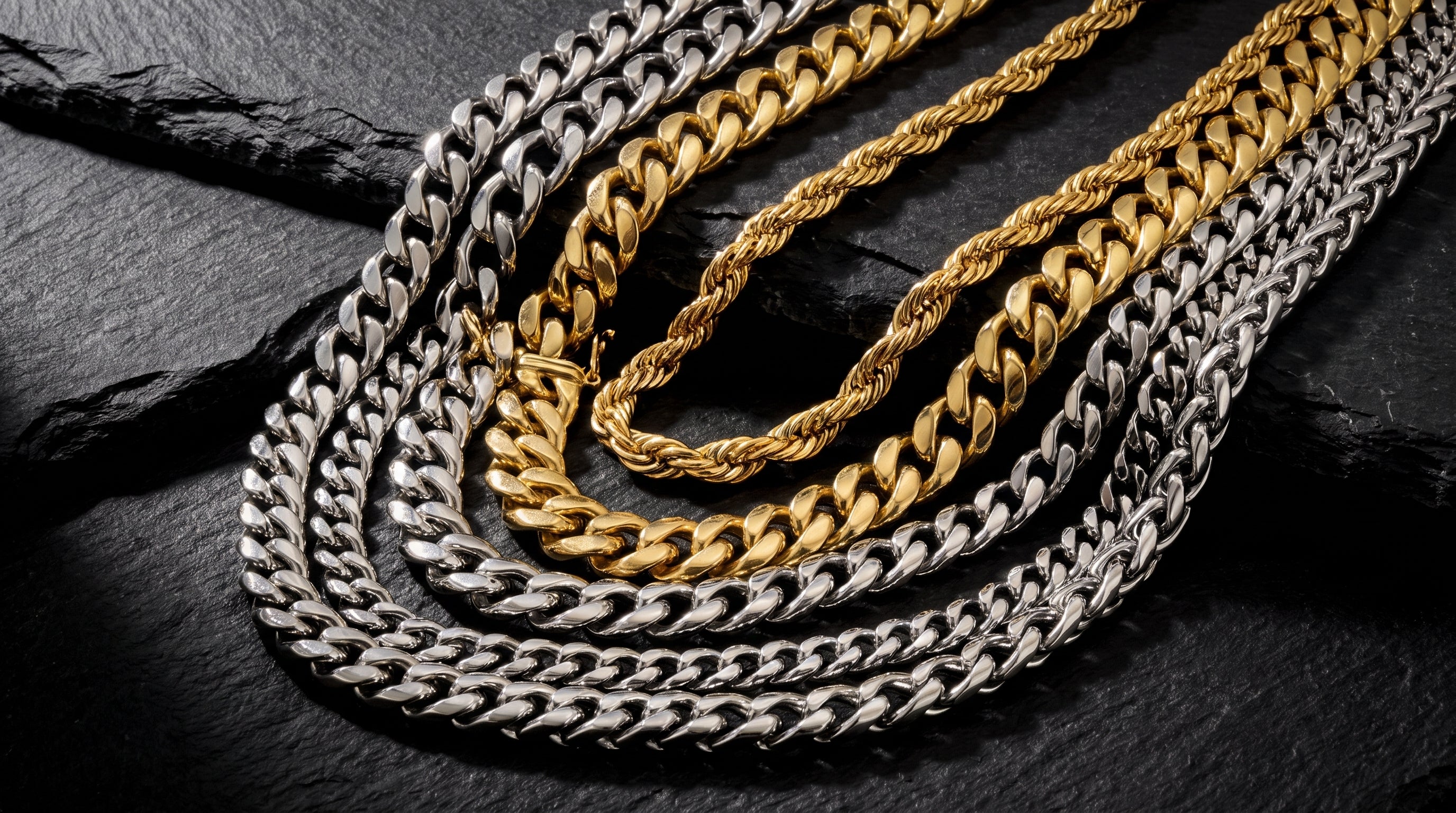 men's chains editorial image