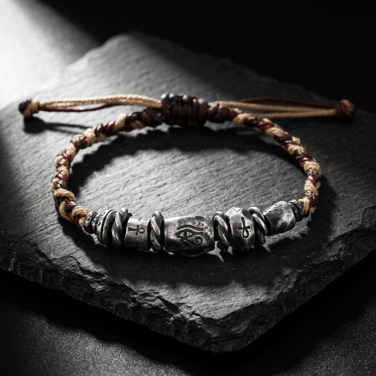 The Eye of Horus Braided Bracelet