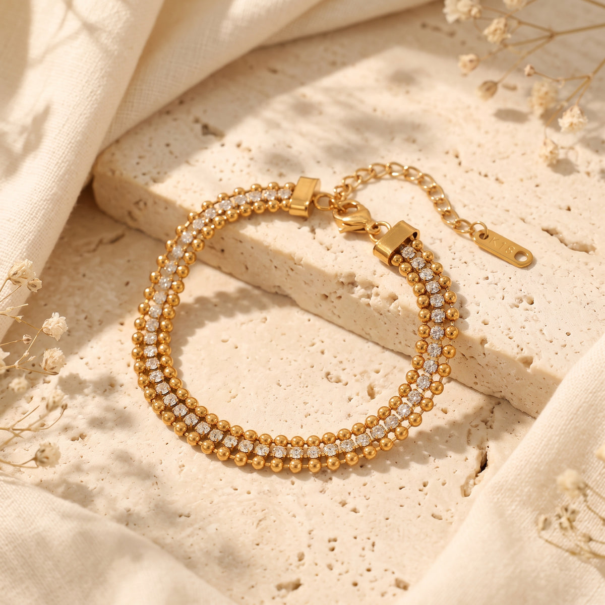 The Aurelia Triple-Row Bracelet
