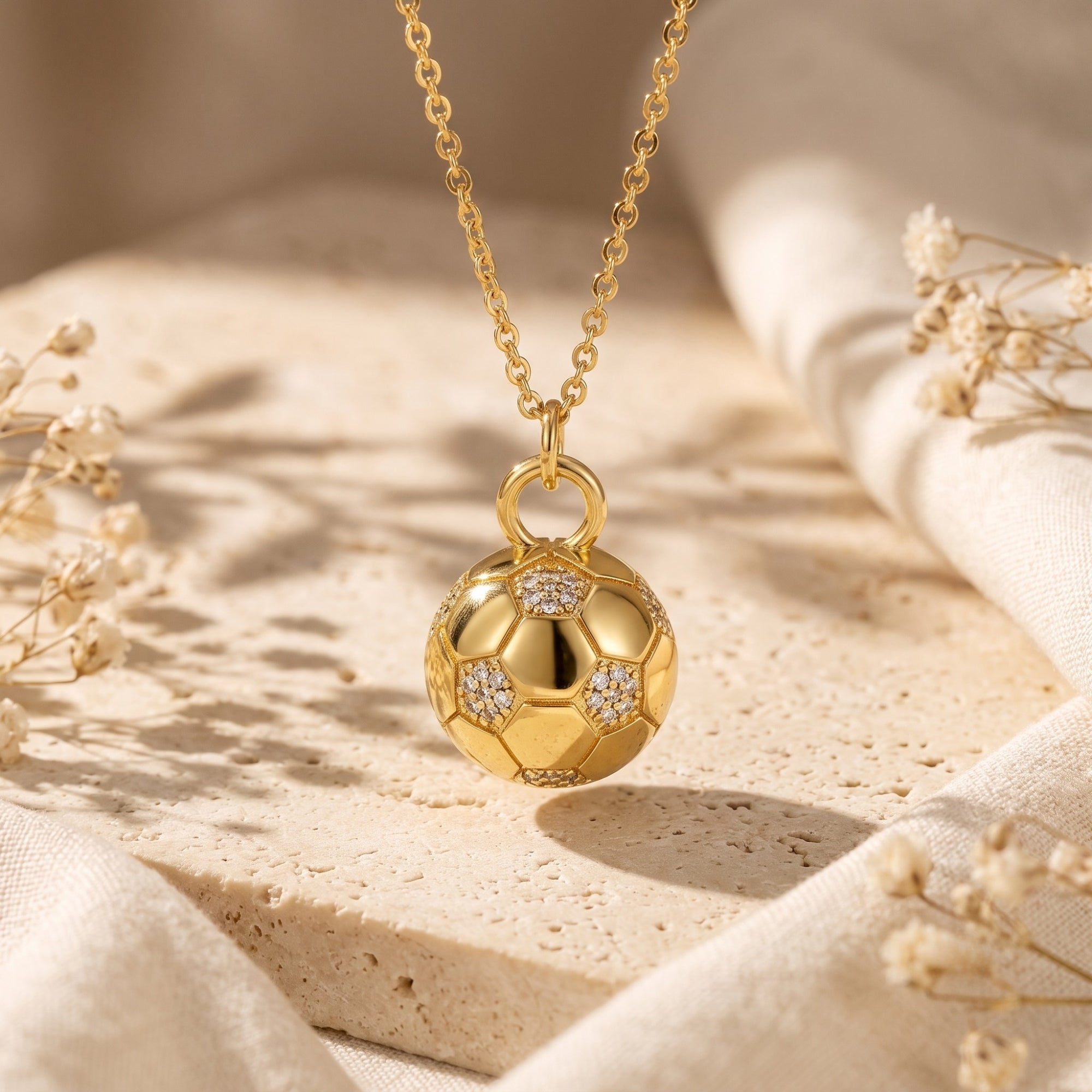 The Striker Soccer Ball Necklace