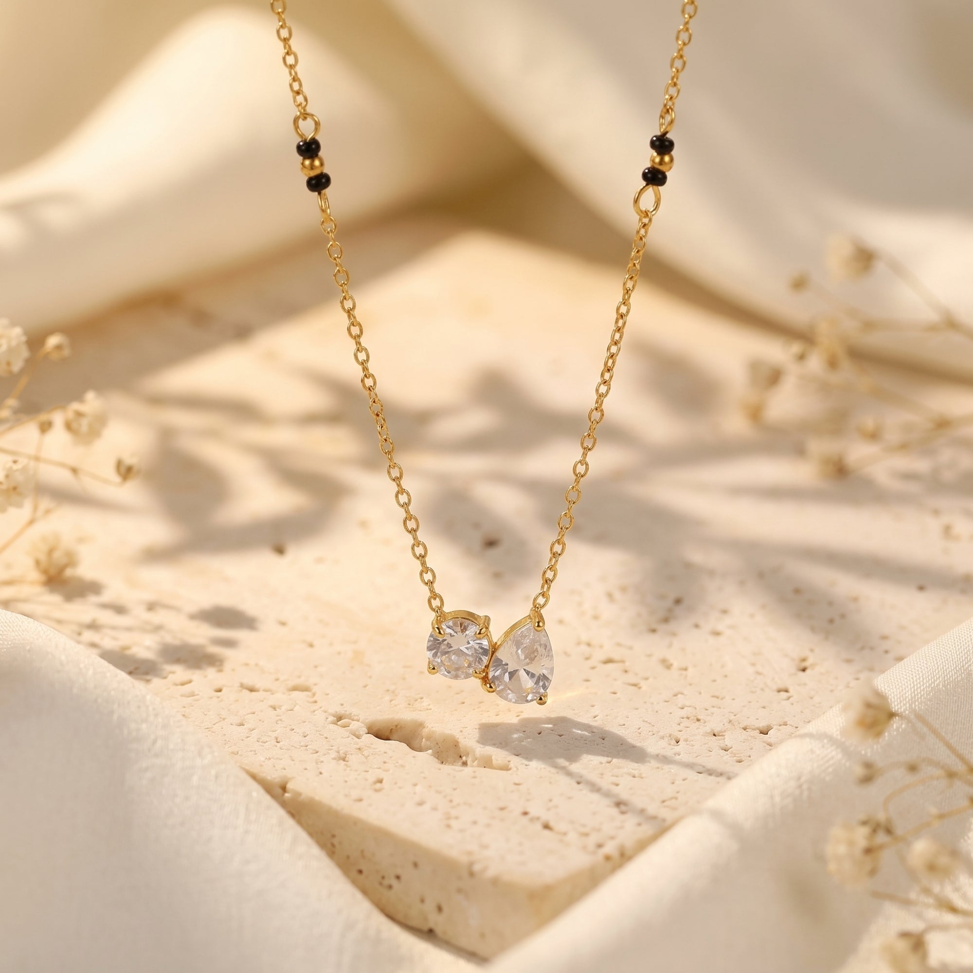 The Amara Duo Pendant Necklace