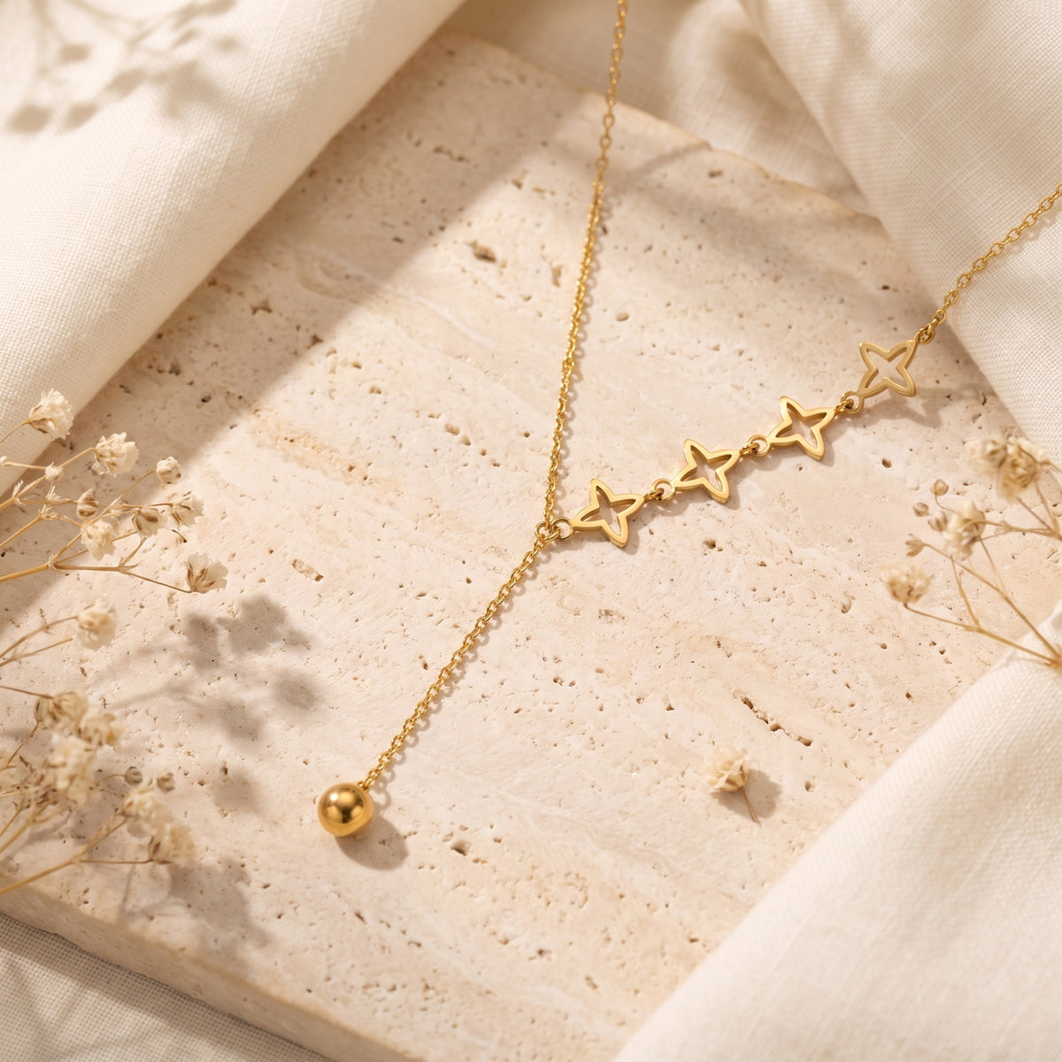 The Celestial Star Lariat Necklace