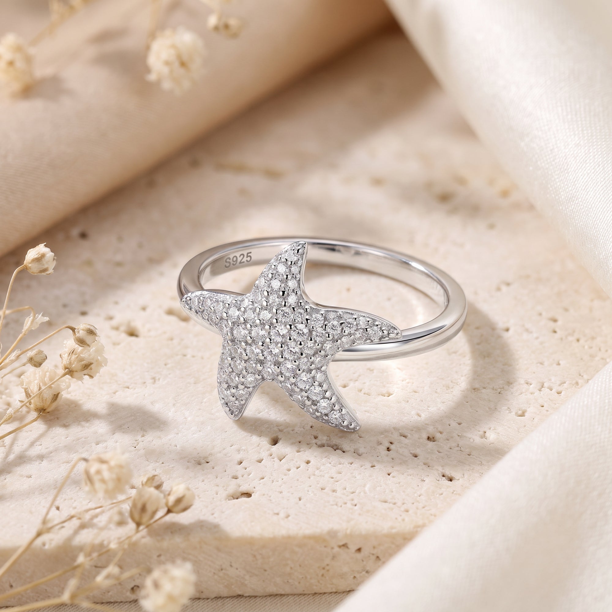 La bague étoile de mer Stella Maris