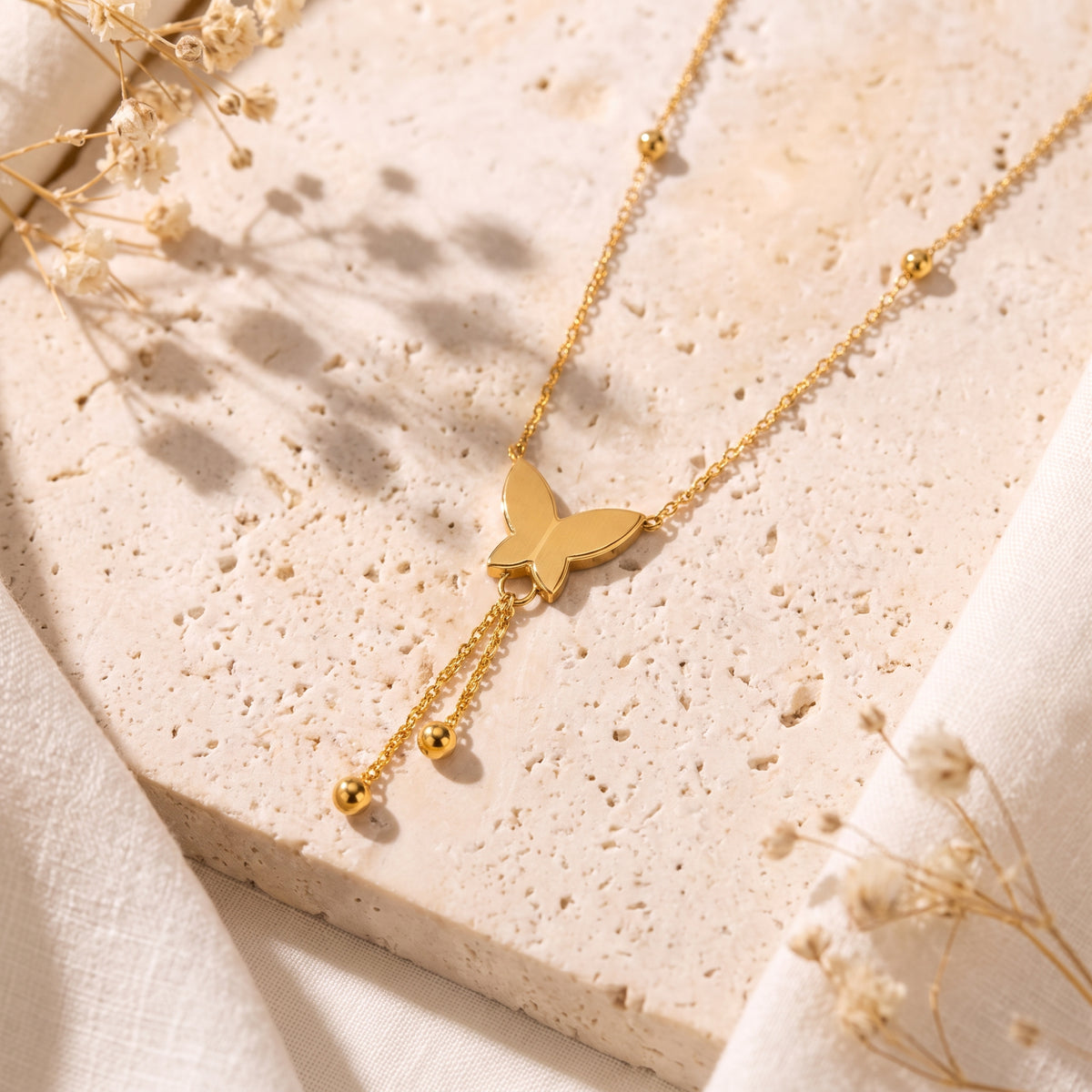 The Butterfly Lariat Necklace