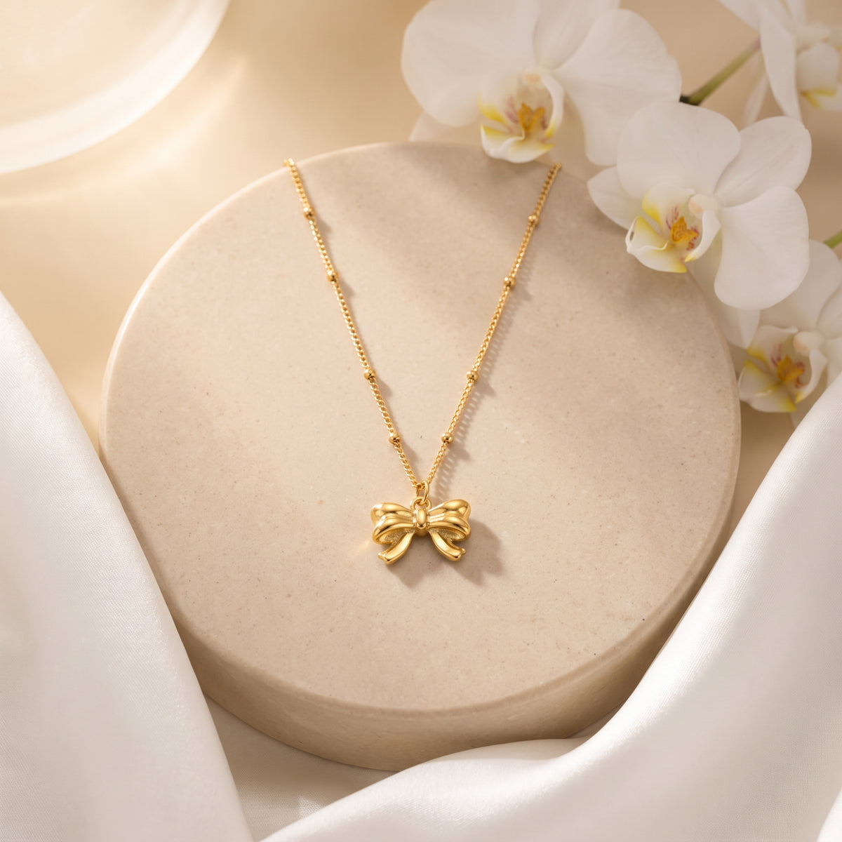 The Ribbon Bow Necklace