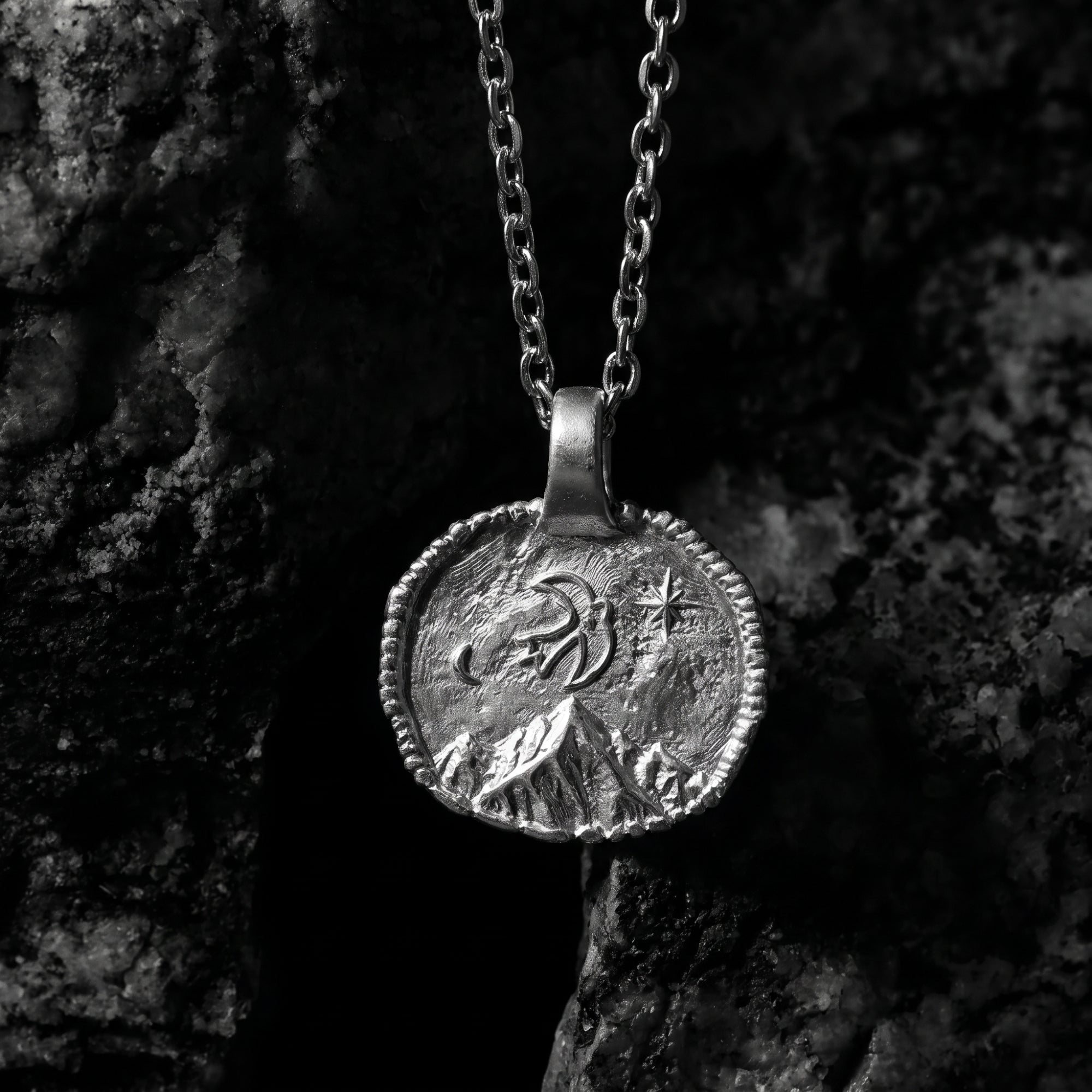 Men's 999 Fine Silver Swallow Pendant Necklace – 40cm-50cm