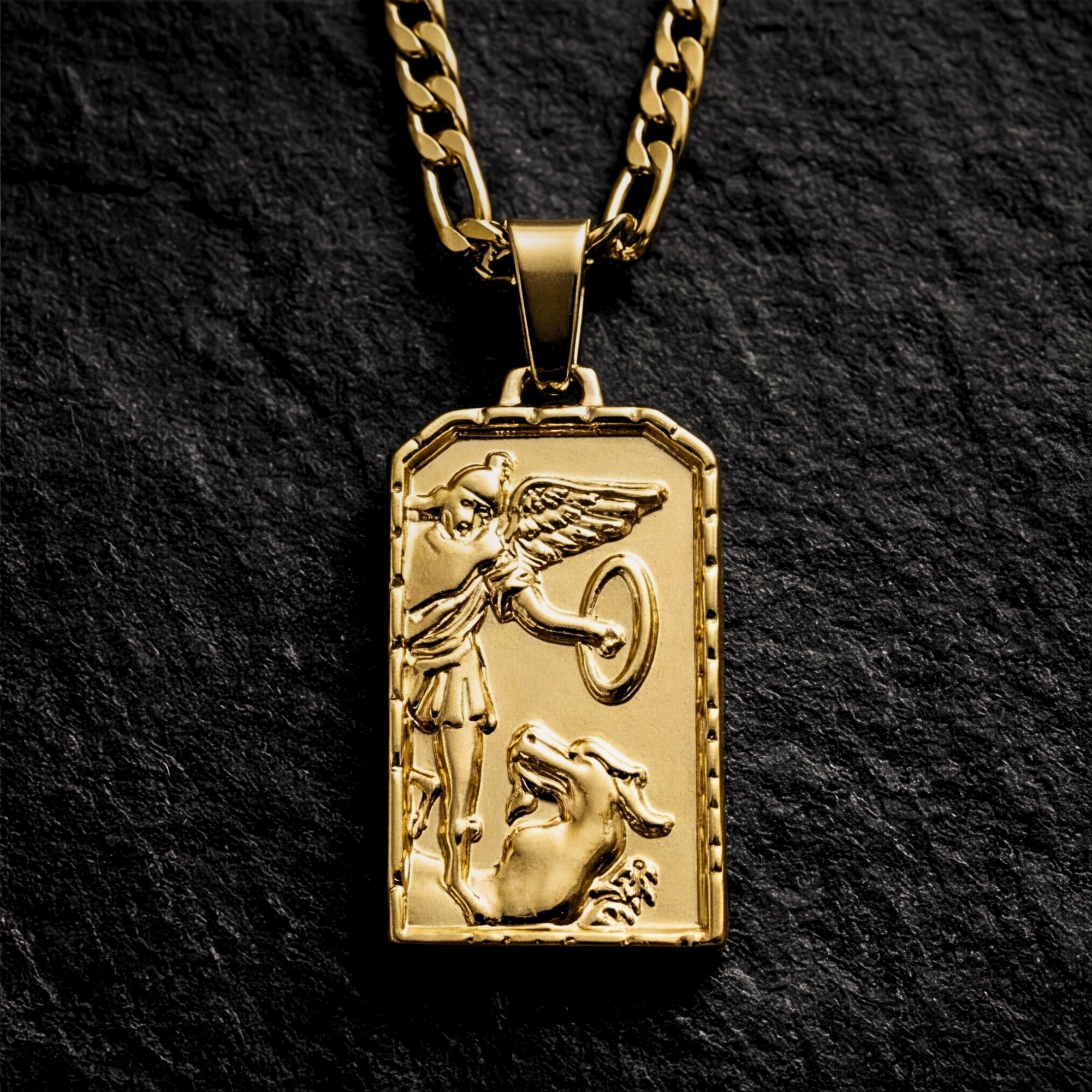 The St. Michael Archangel Pendant - Gold