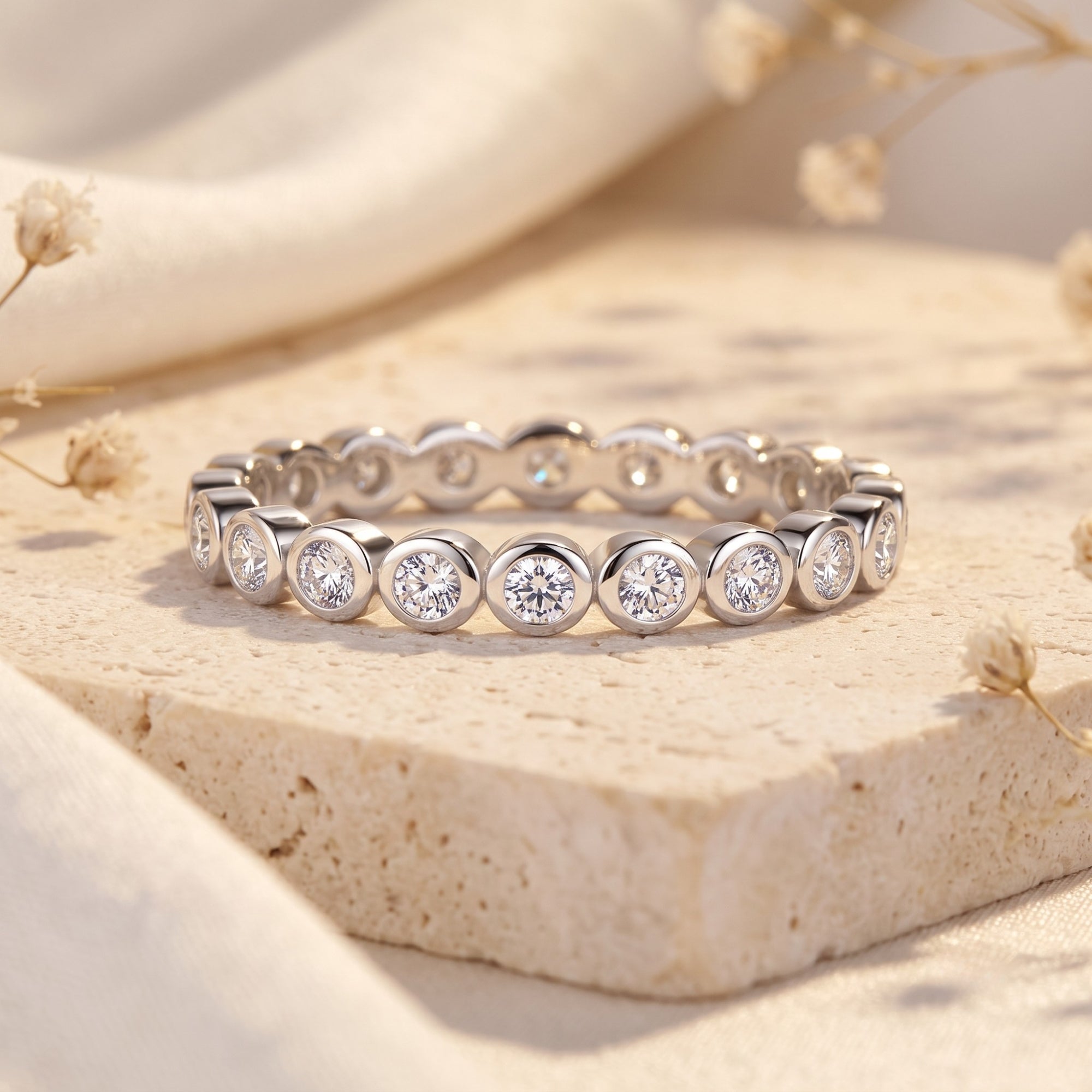 The Celeste Bezel Ring