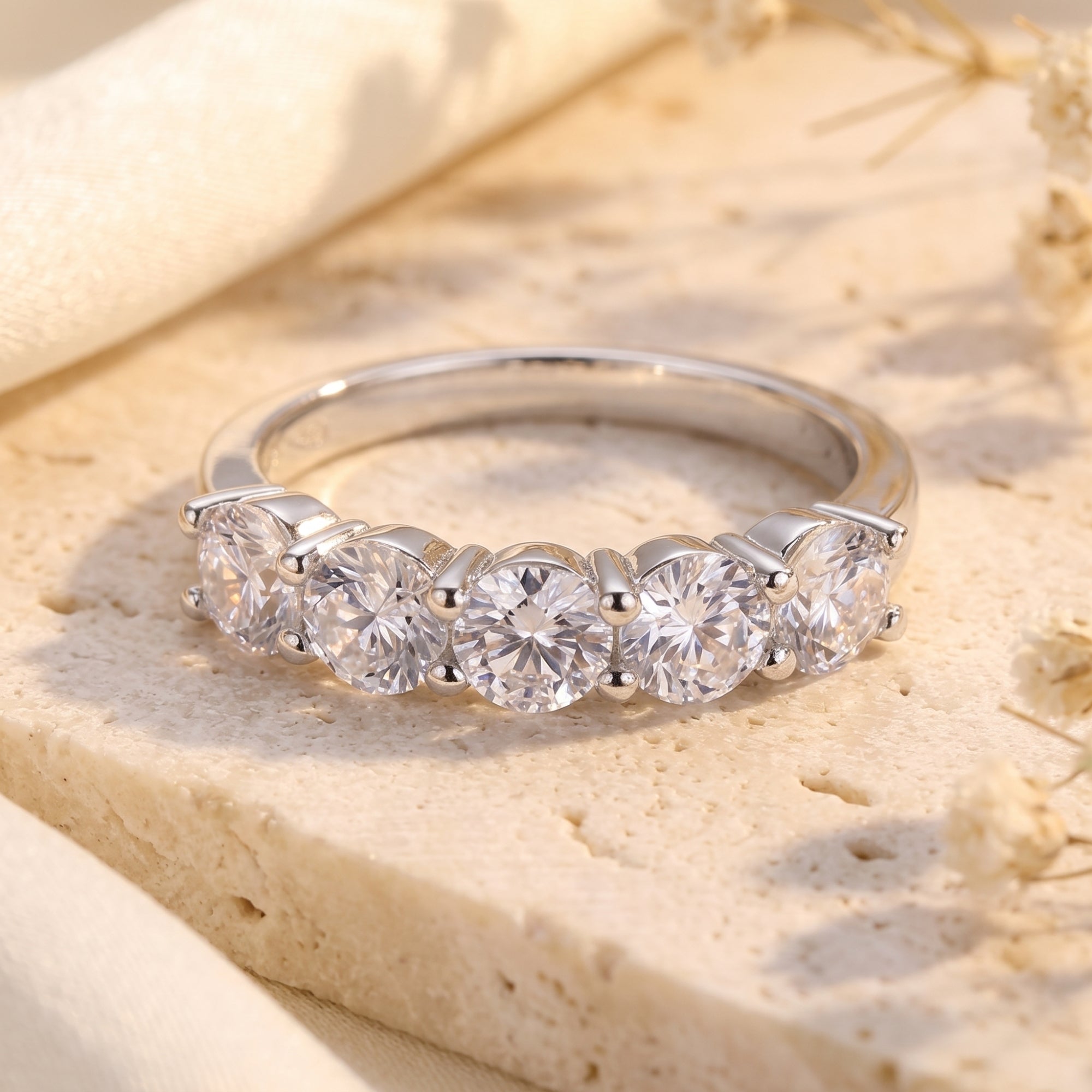 The Five-Stone Band Ring