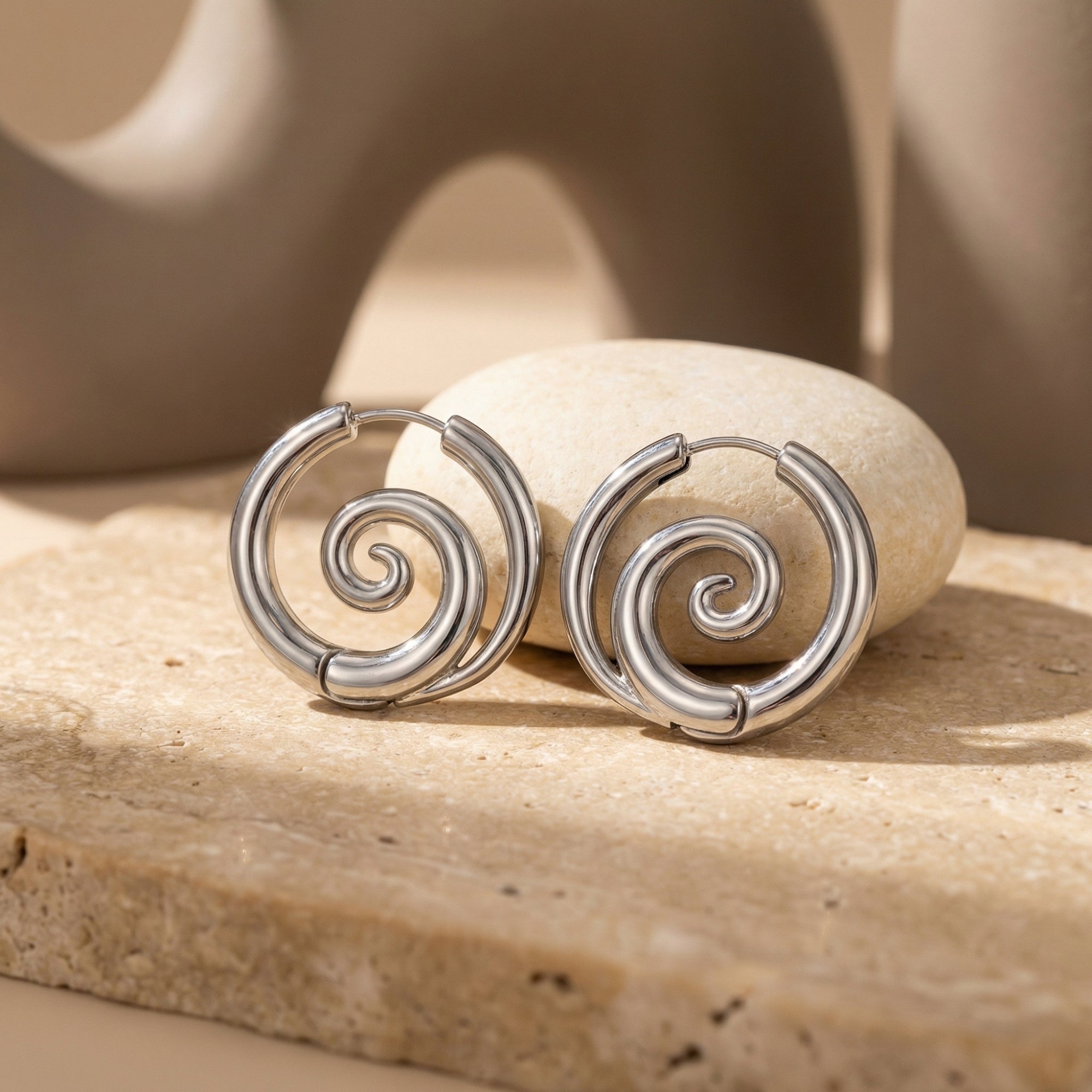 The Eternal Spiral Earrings