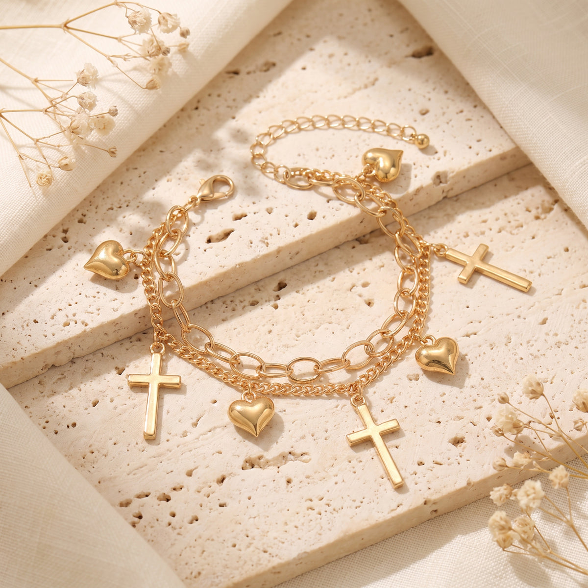 Das Faith-&-Grace-Anhängerarmband