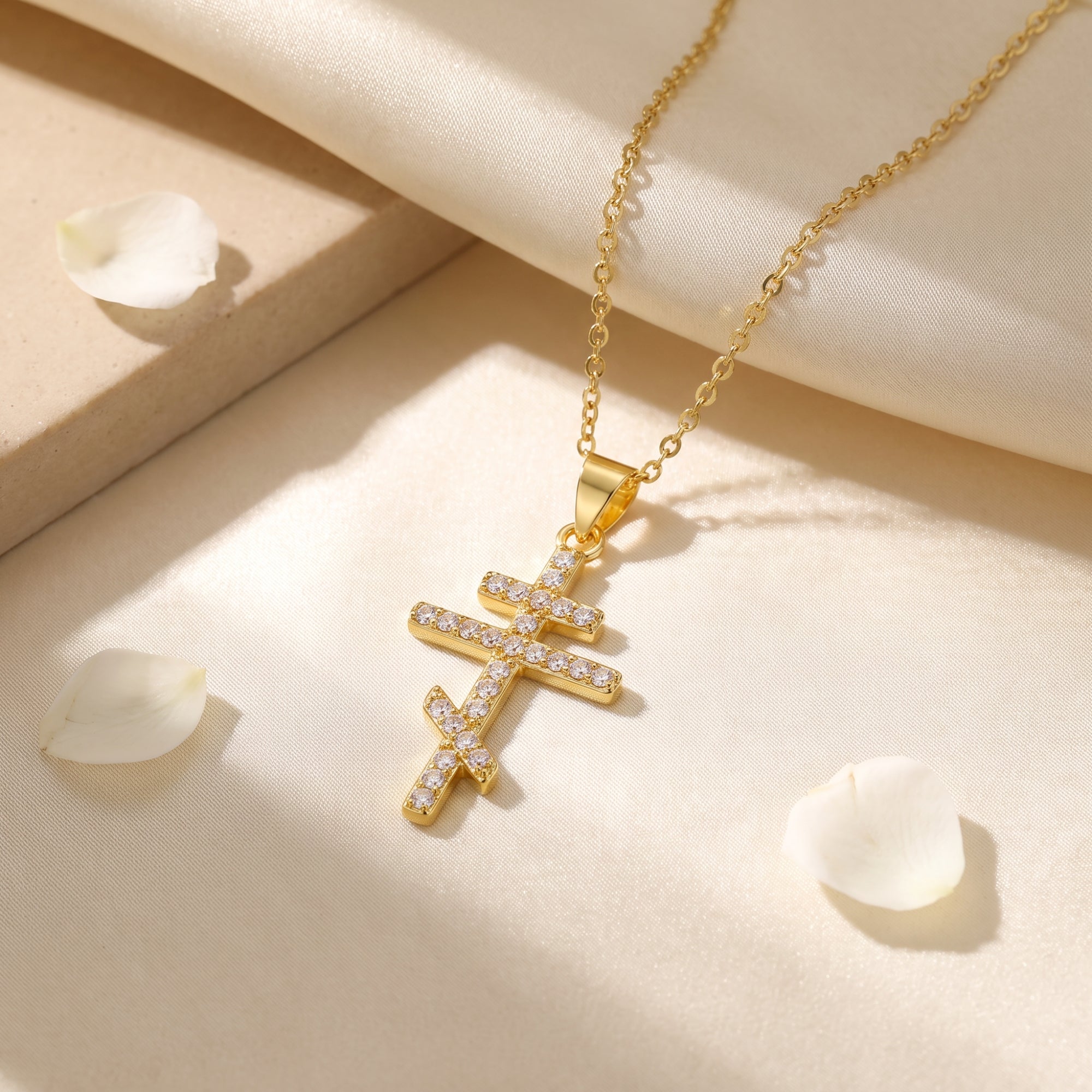 The Elysian Orthodox Cross Necklace