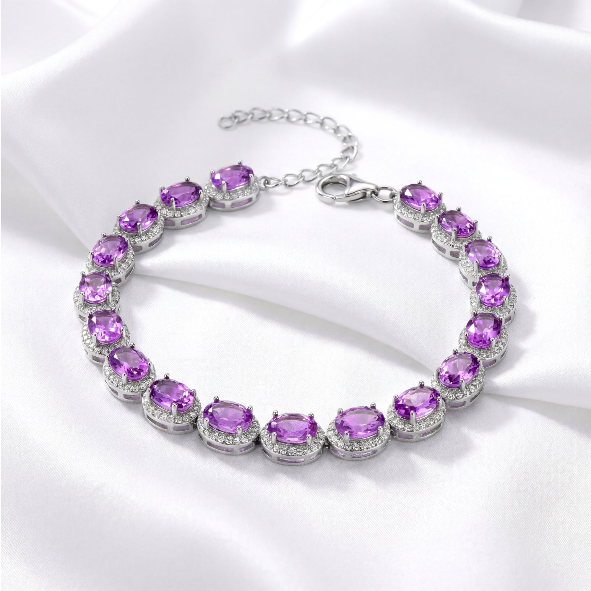 The Elysian Halo Bracelet - S925 Sterling Silver