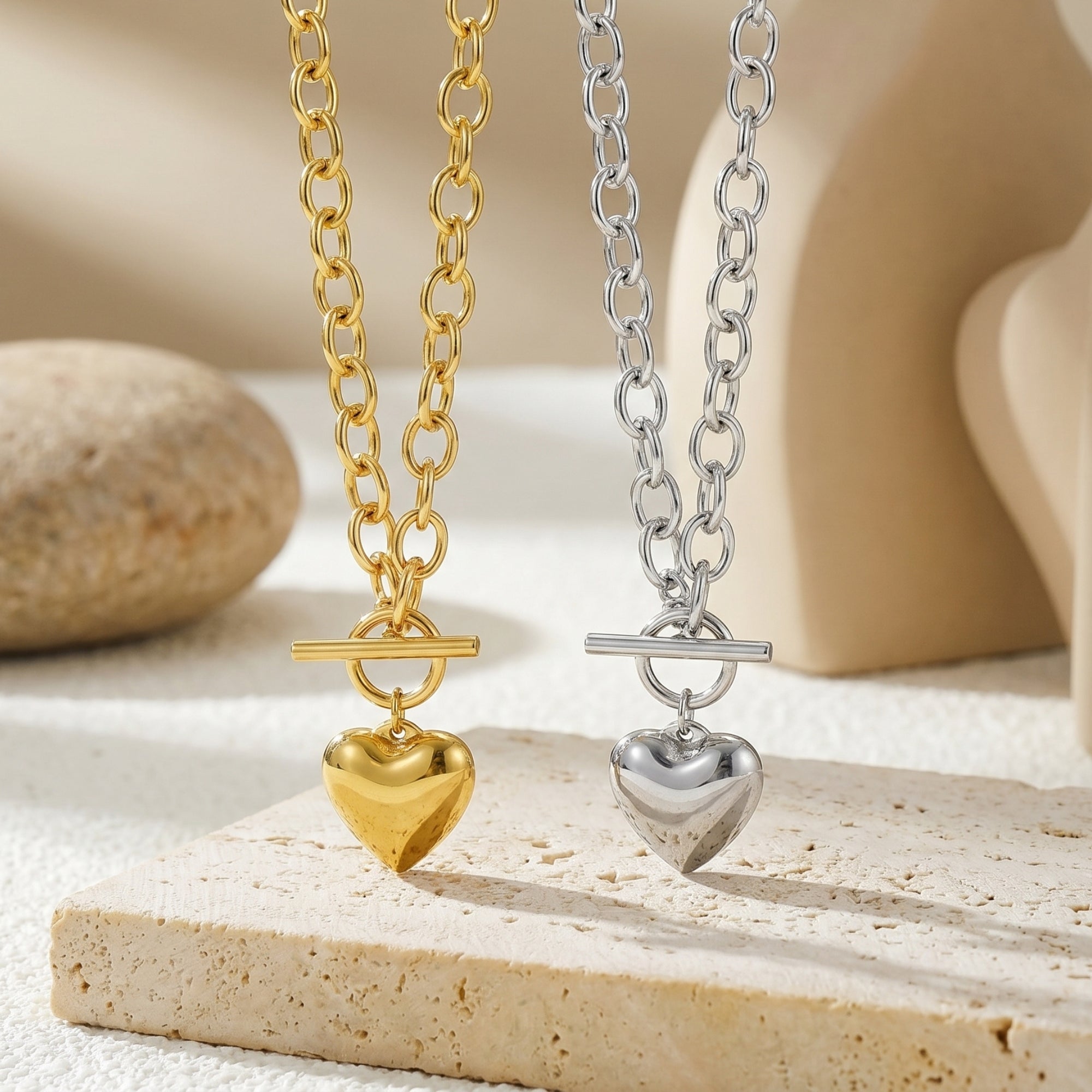 The Clarissa Heart Pendant Necklace