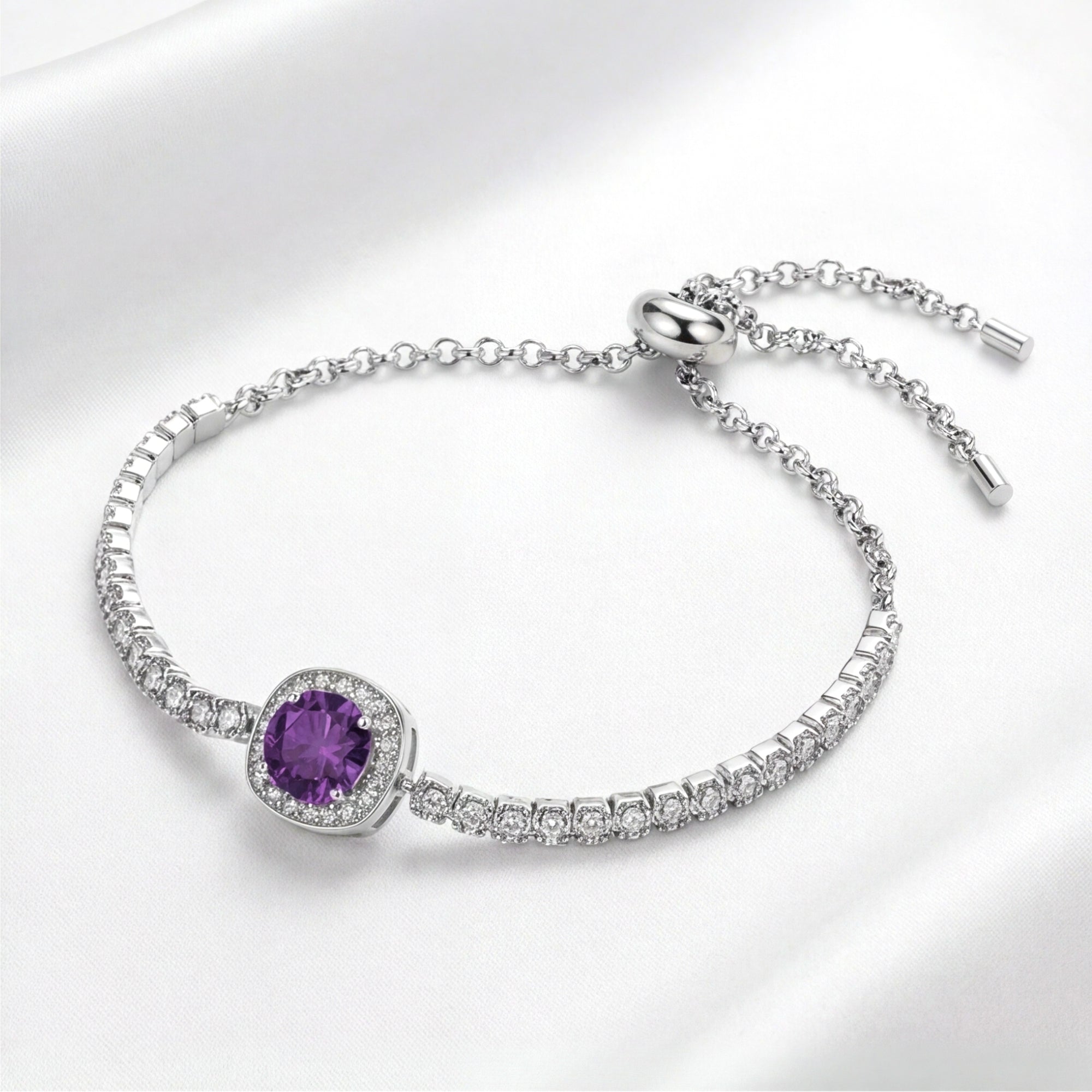 The Seraphine Halo Bracelet - S925 Sterling Silver