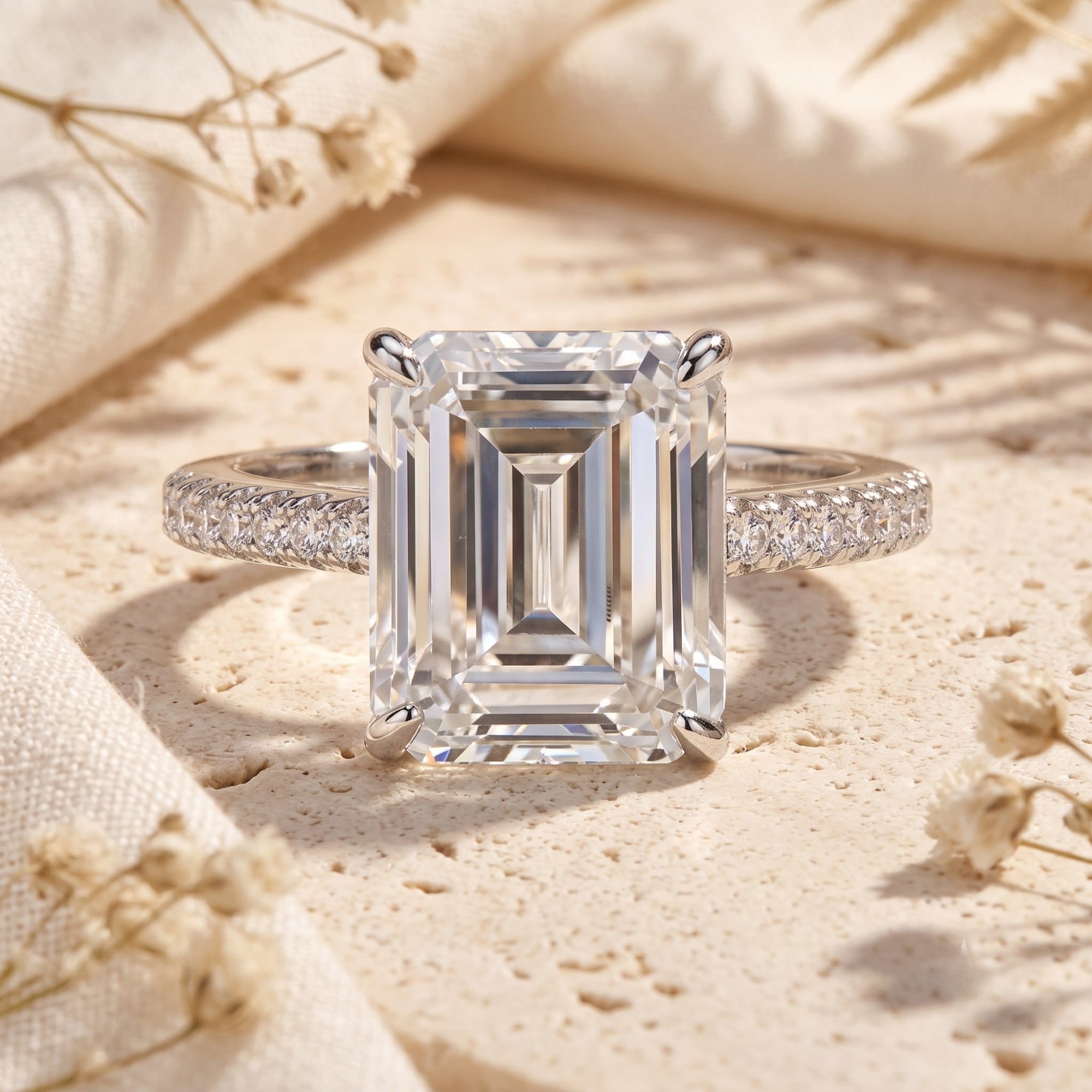 The Devotion Emerald Solitaire Ring