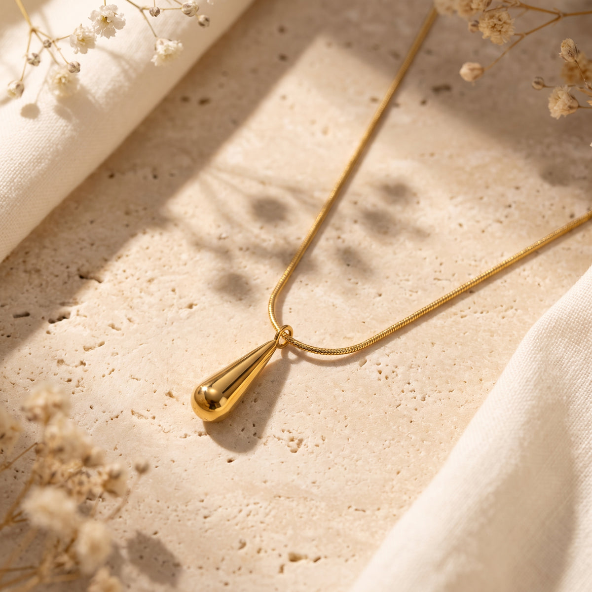 The Liquid Teardrop Necklace