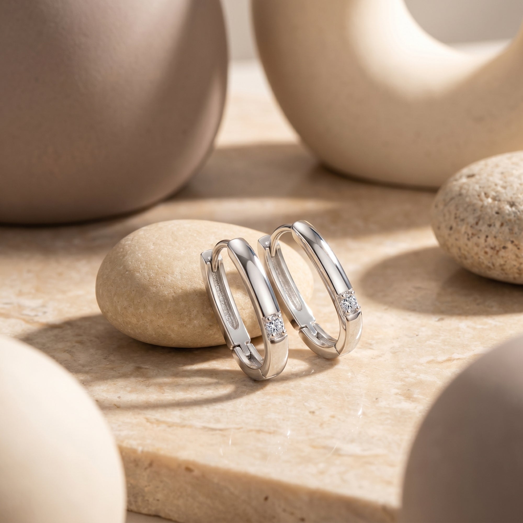 The Fiorelle Moissanite Earrings