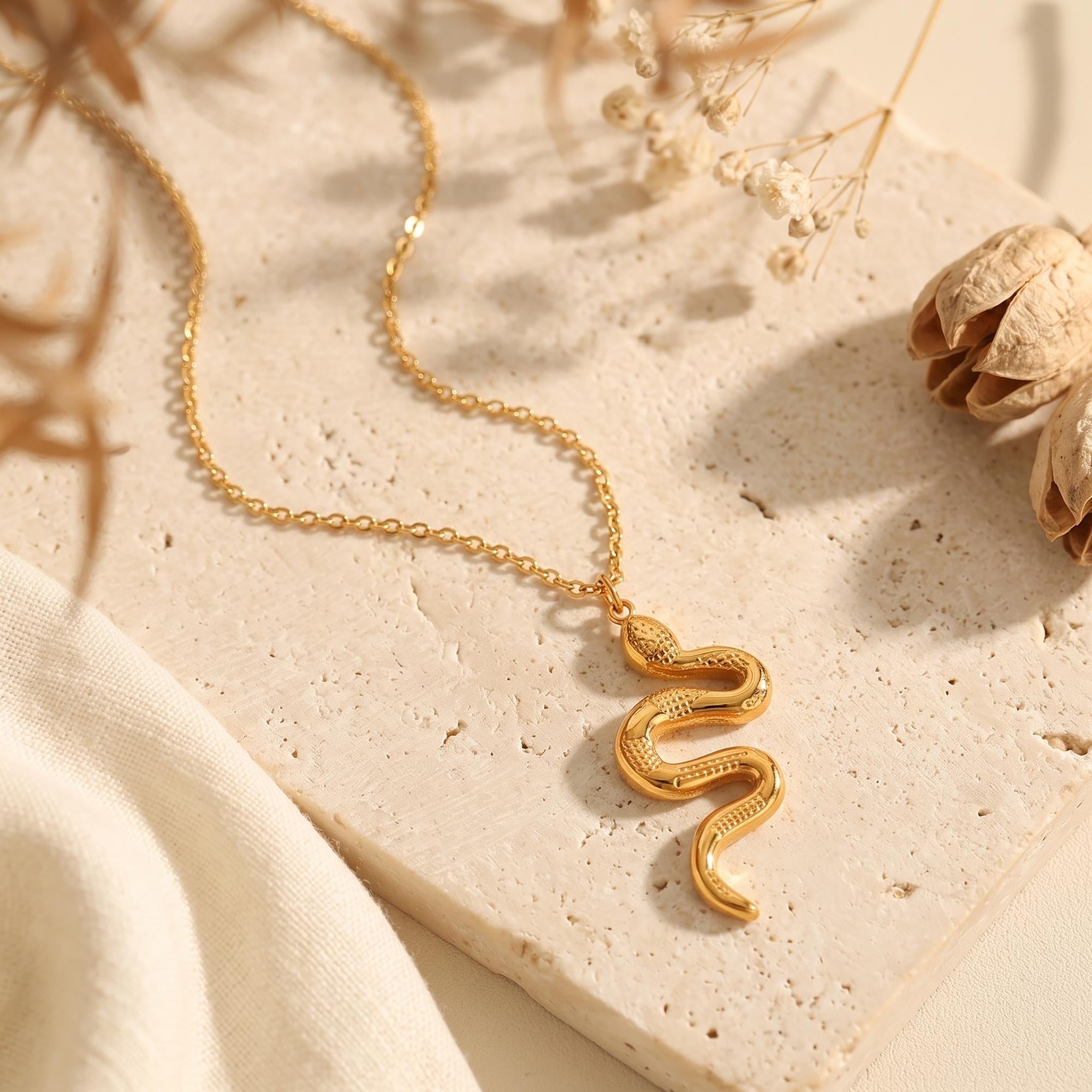 The Serpent Pendant Necklace
