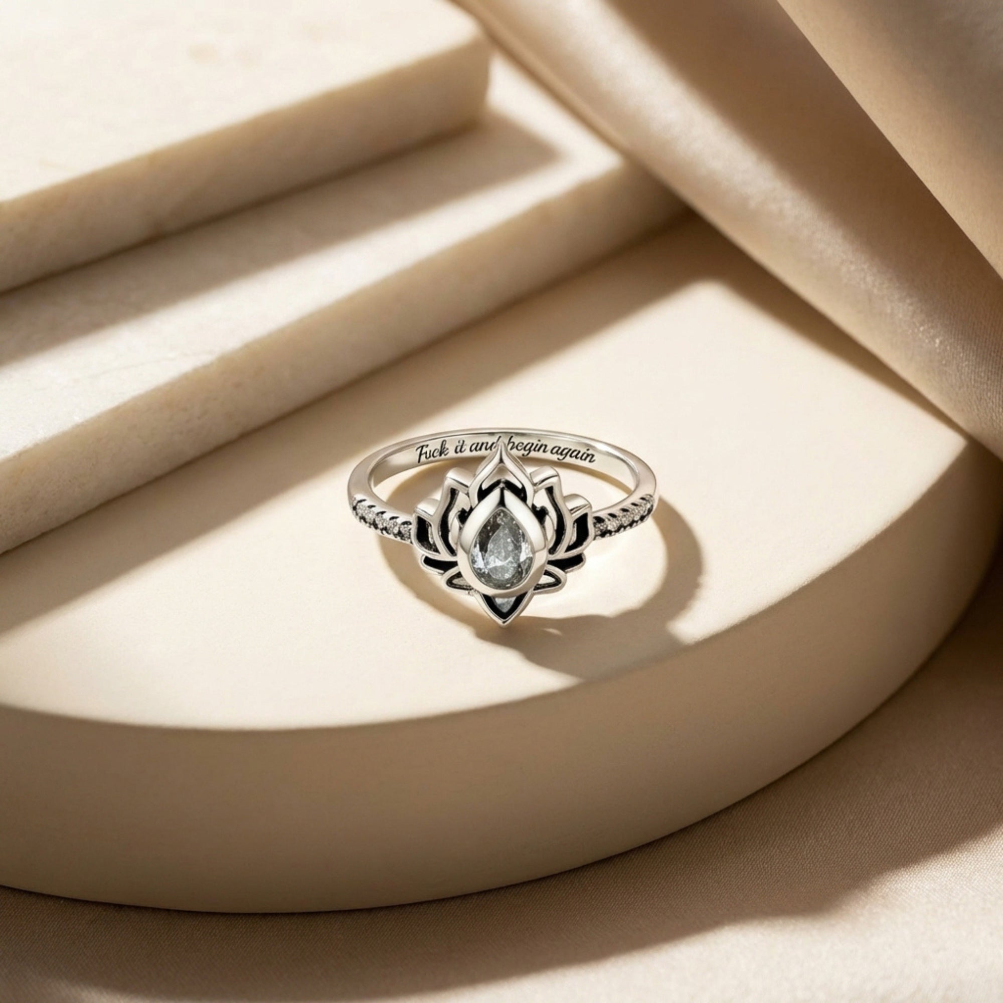 The 'Resilient Lotus' Bloom Ring
