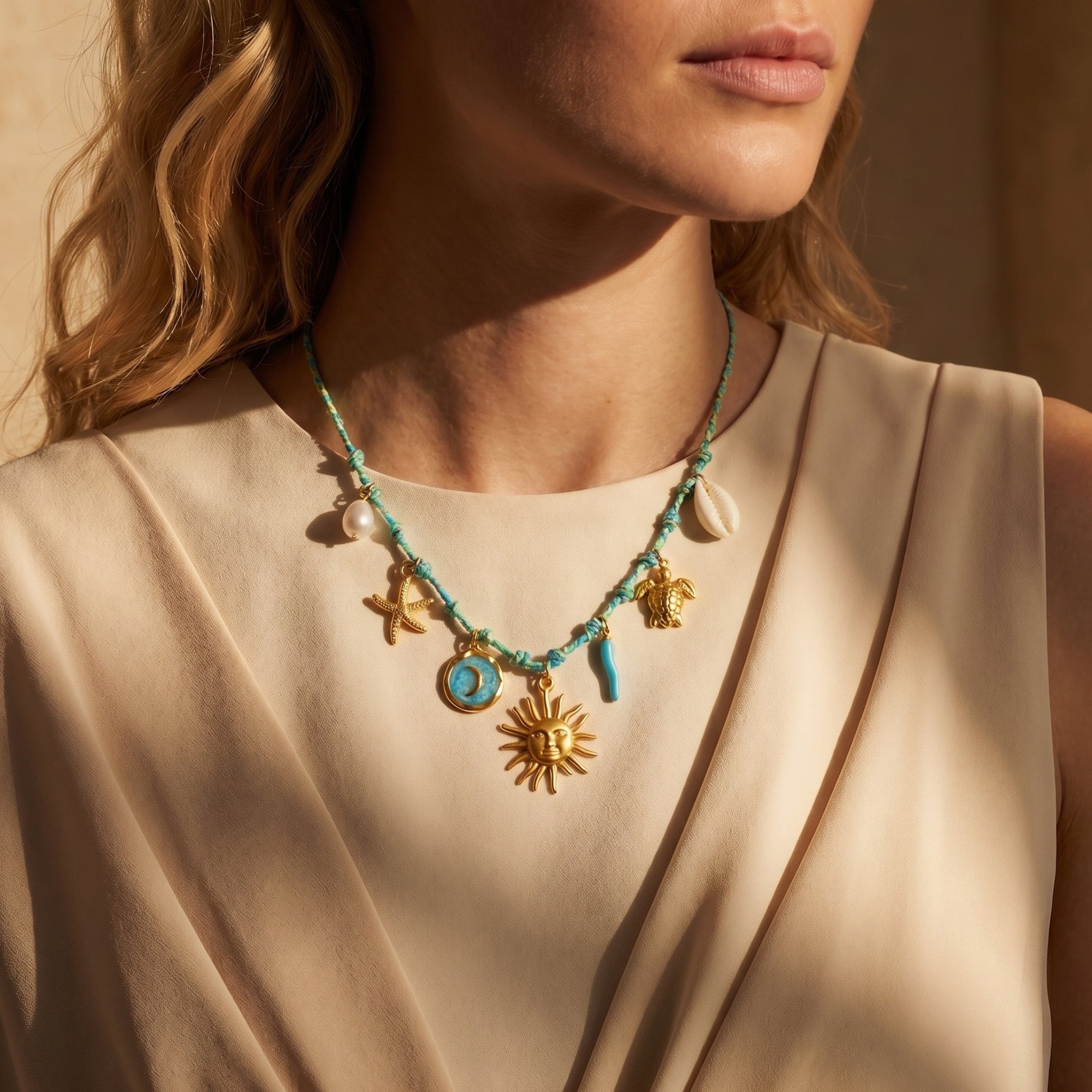 The Naida Charm Necklace
