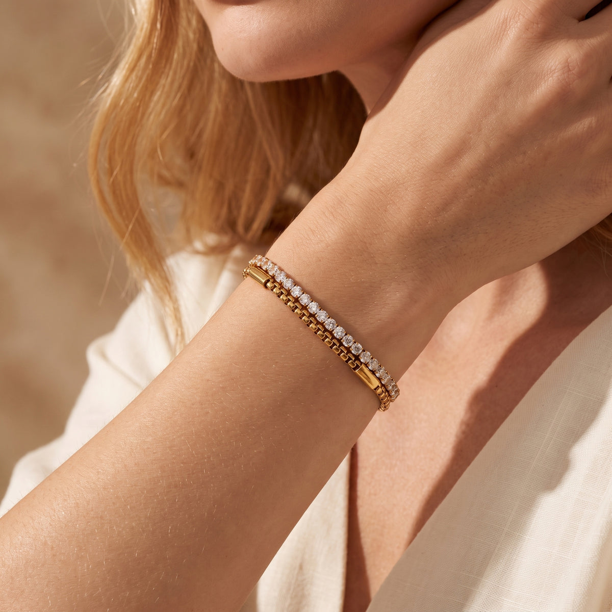 Das mehrreihige Dualia-Armband