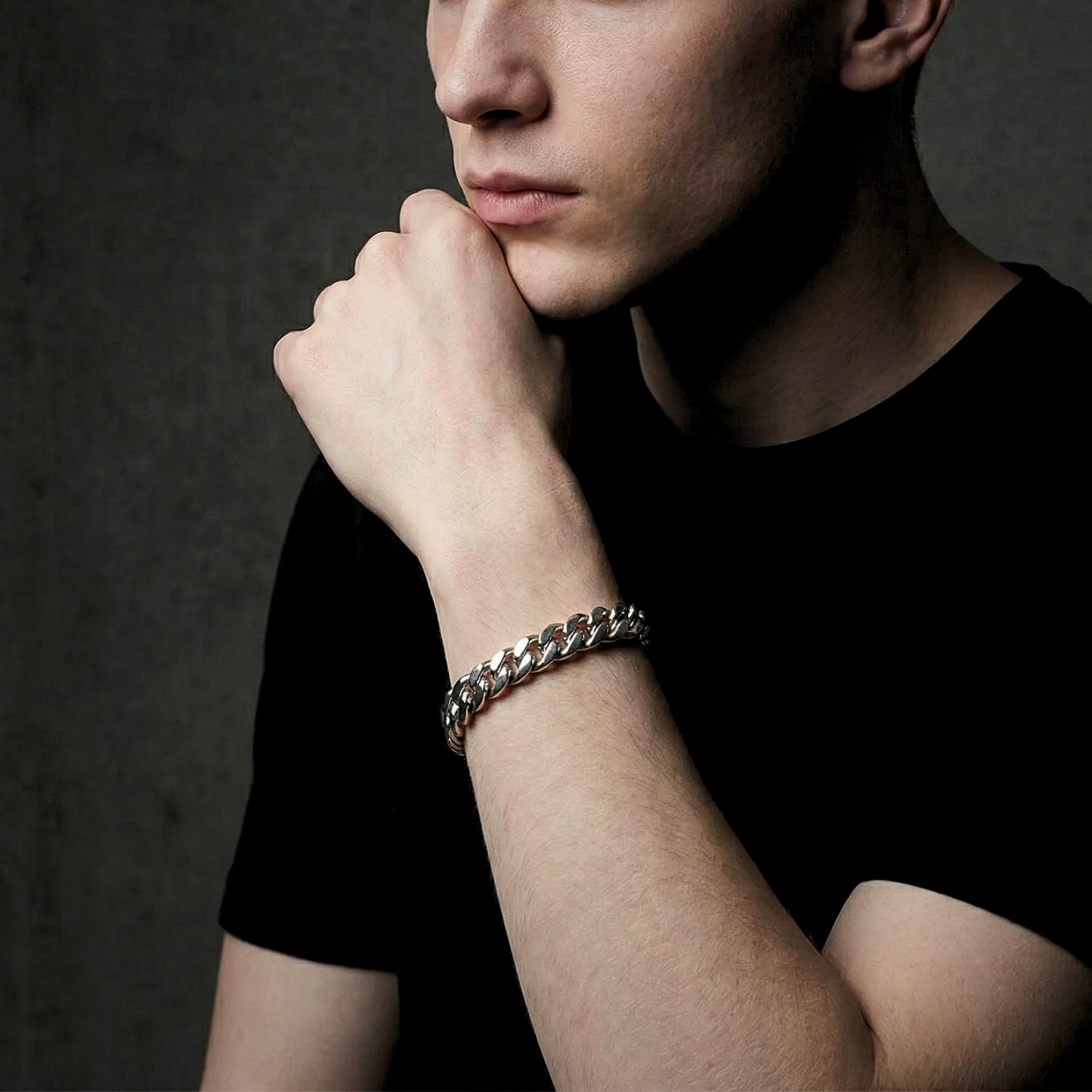 The Origin Cuban - Silver - 12MM