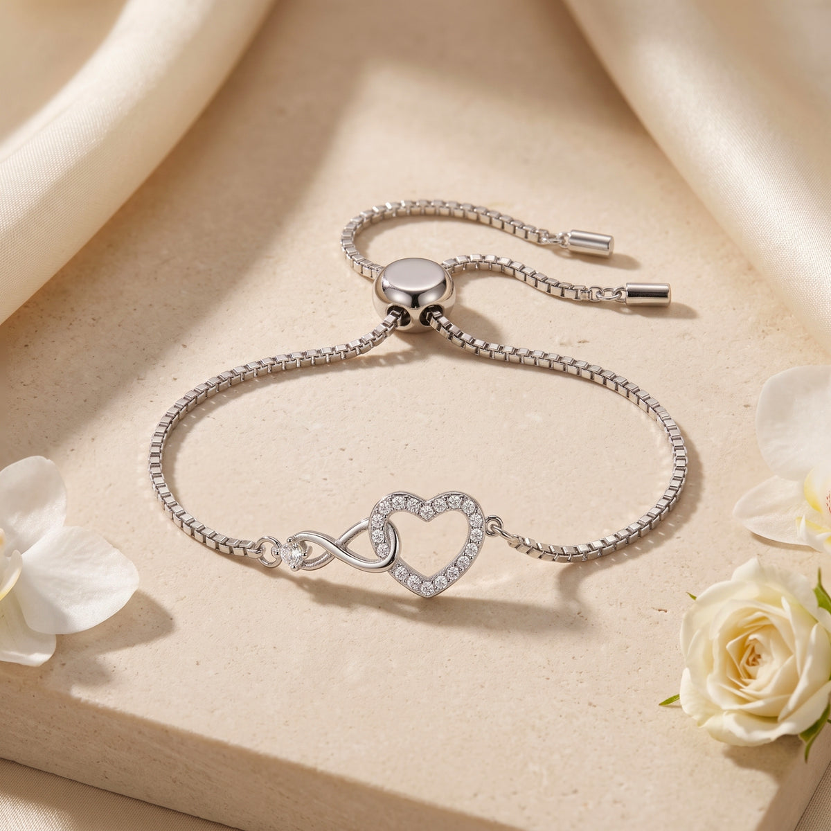 Le bracelet cœur infini