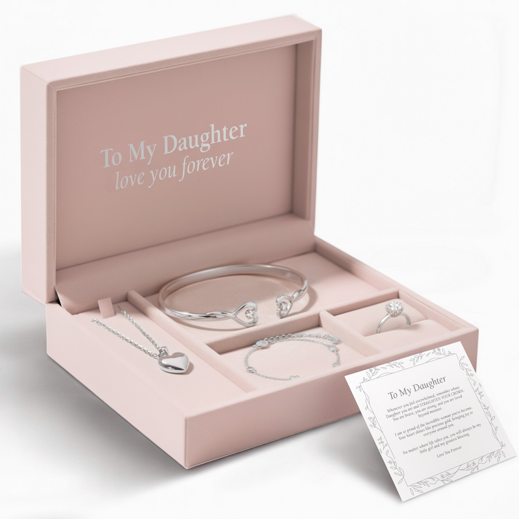To My Daughter - Silver - View 2