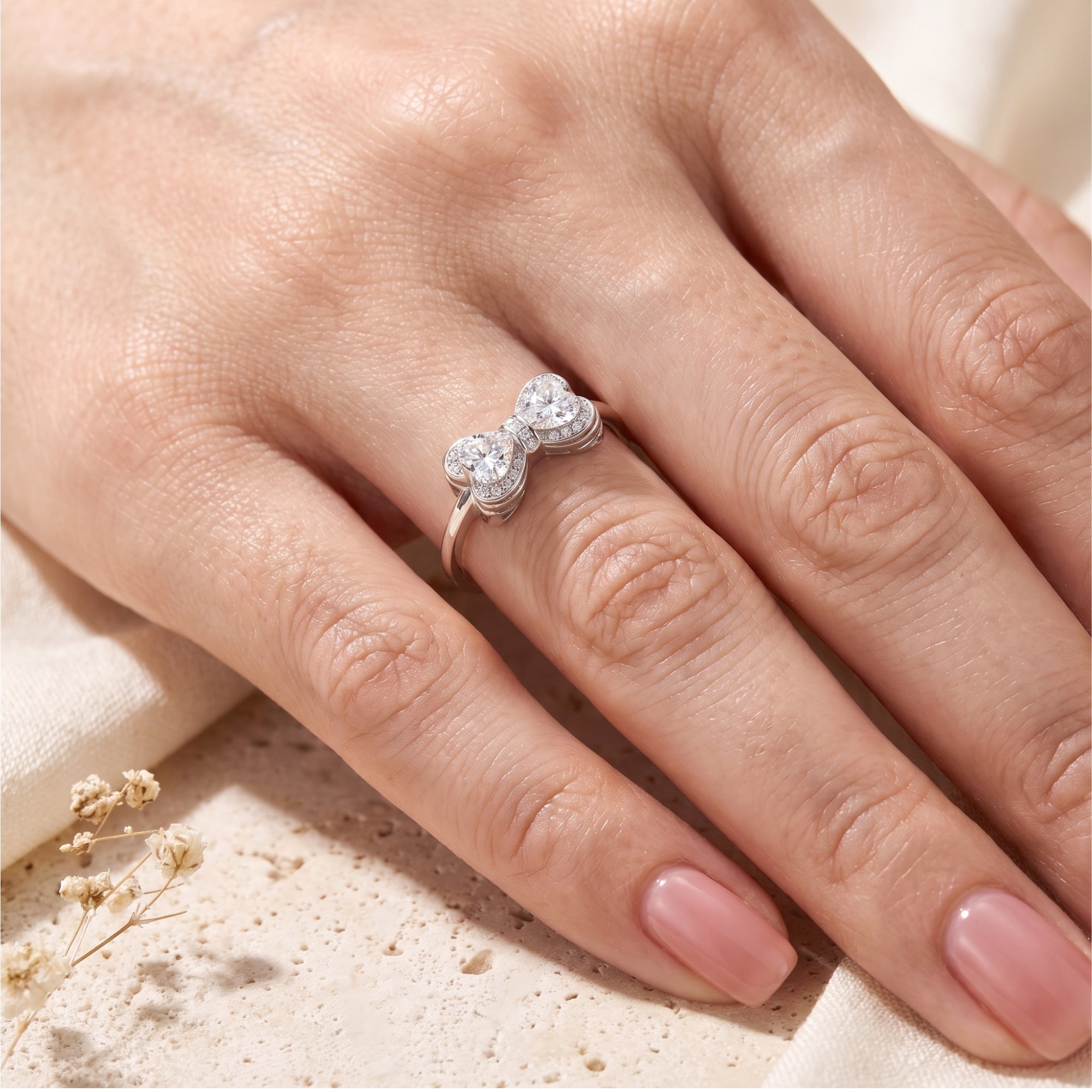 The Sweetheart Bow Ring