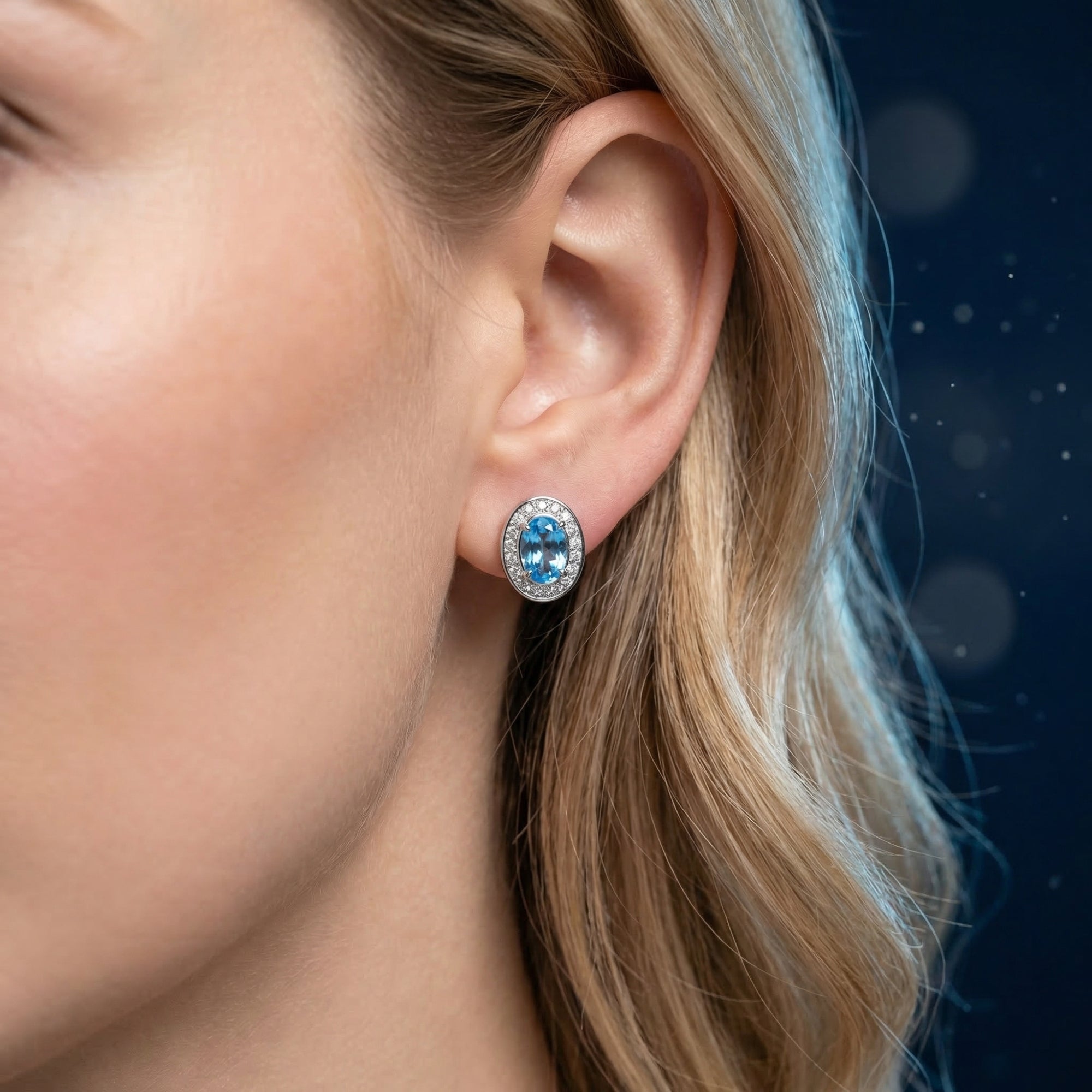 The Vaeliana Natural Topaz Earrings