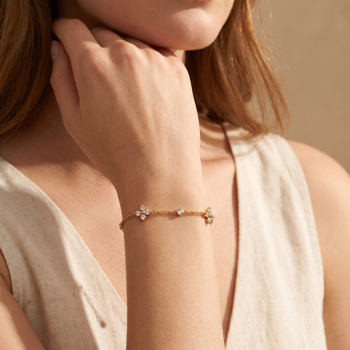 The Fleur Clover Station Bracelet