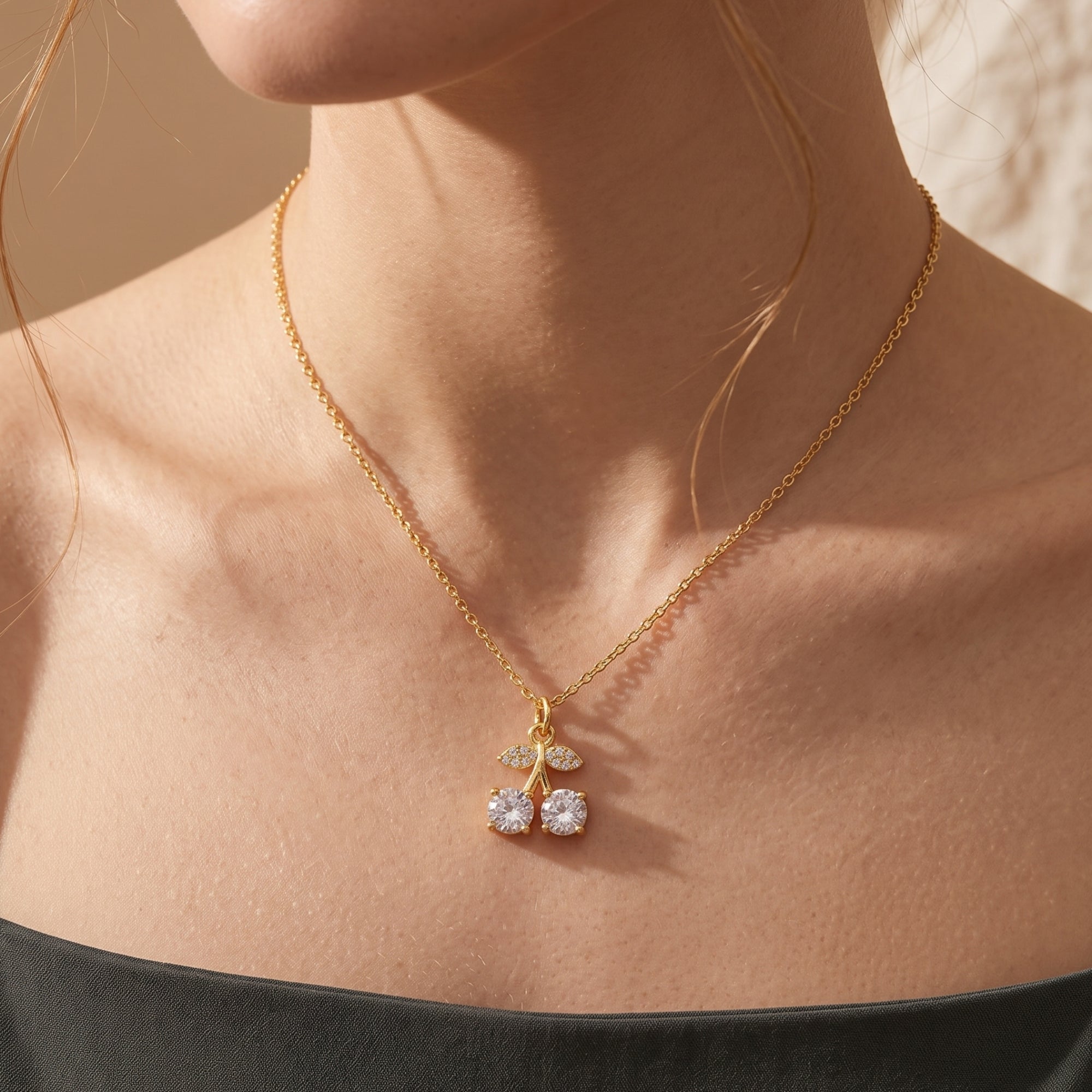 Die Crystal-Cherry-Halskette