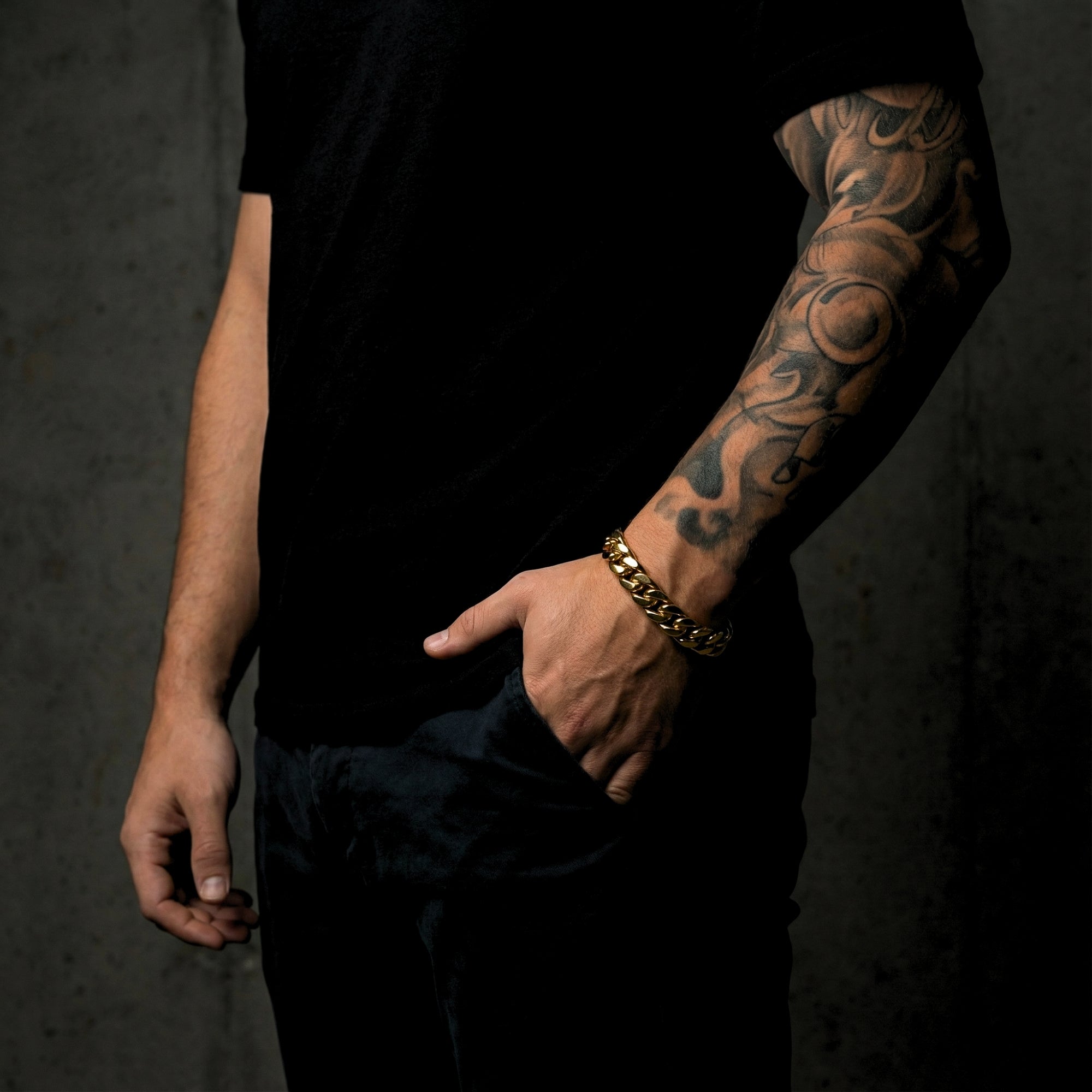 The Sovereign Cuban Bracelet - Gold - 12MM