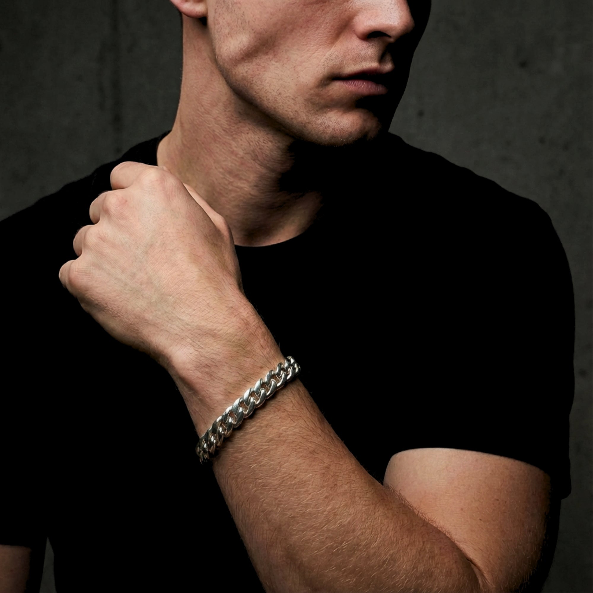 Cuban Link Bracelet - Silver - 10mm