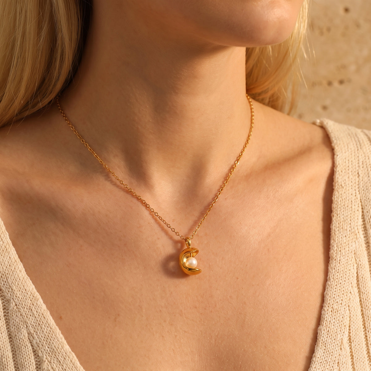 Le collier perle lunaire