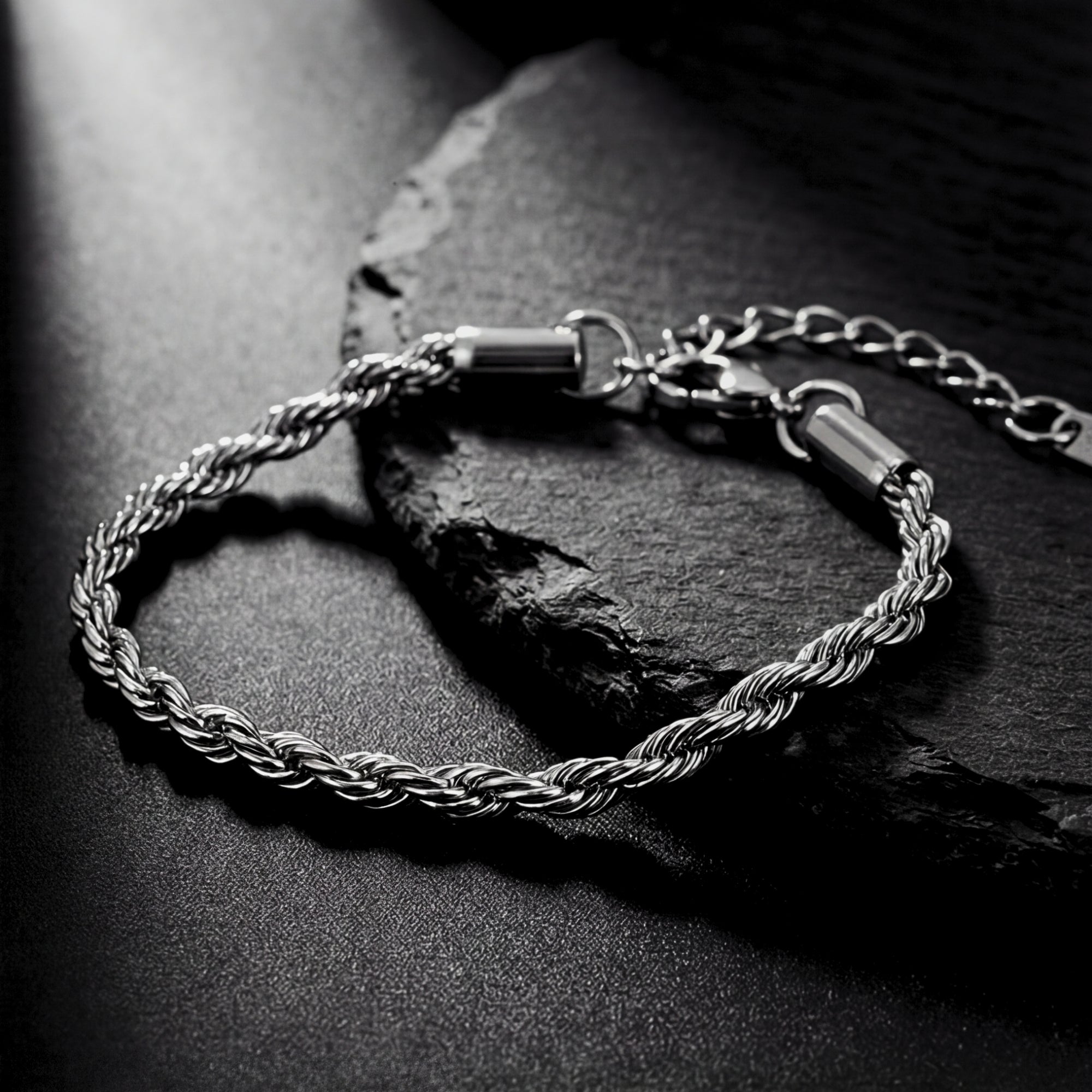 The Mariner Rope Bracelet - Silver - 5mm