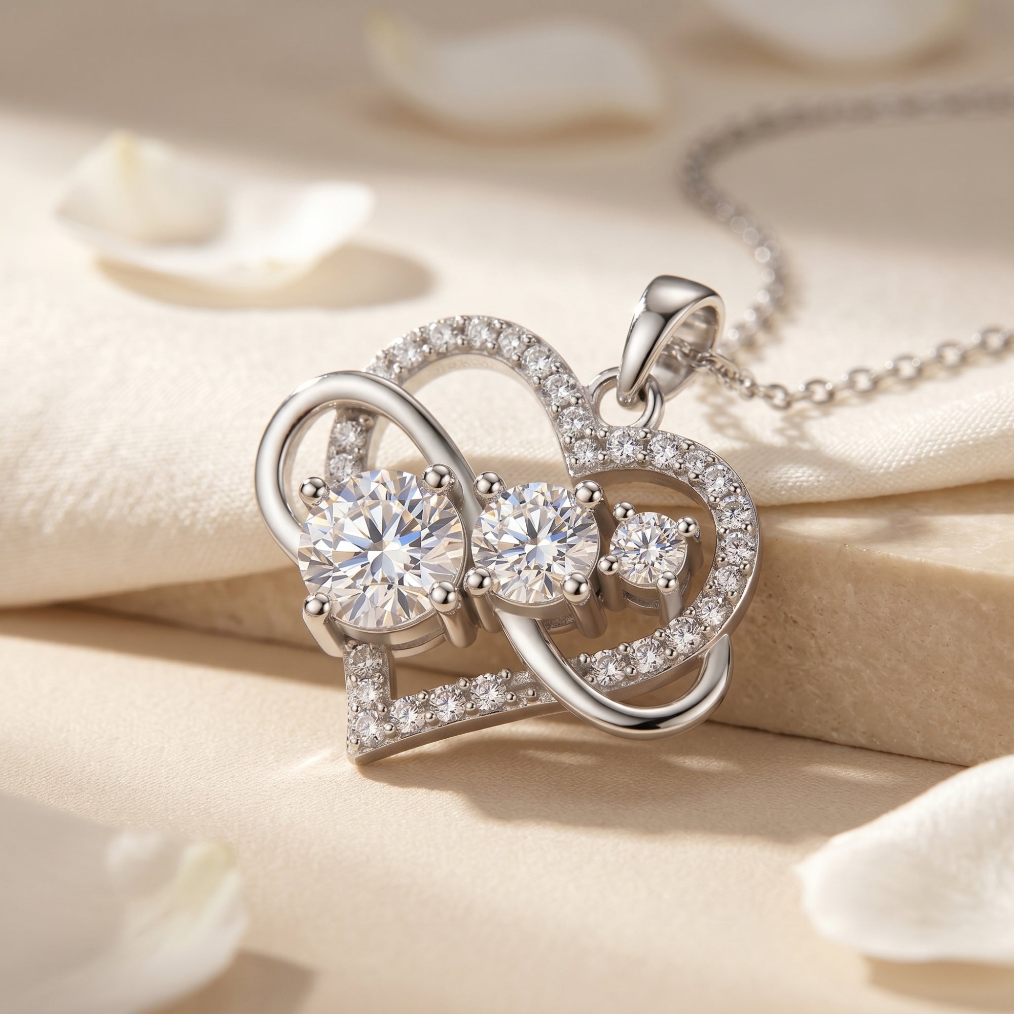 The Aureliette Moissanite Pendant Necklace
