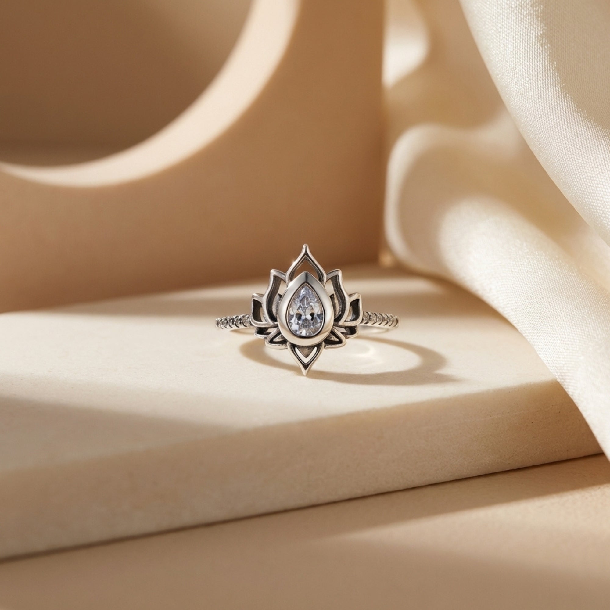 The 'Resilient Lotus' Bloom Ring