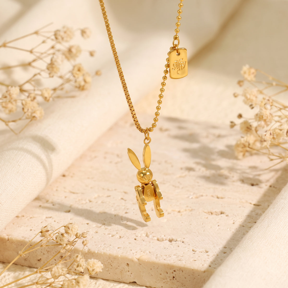 The Lucky Bunny Pendant Necklace