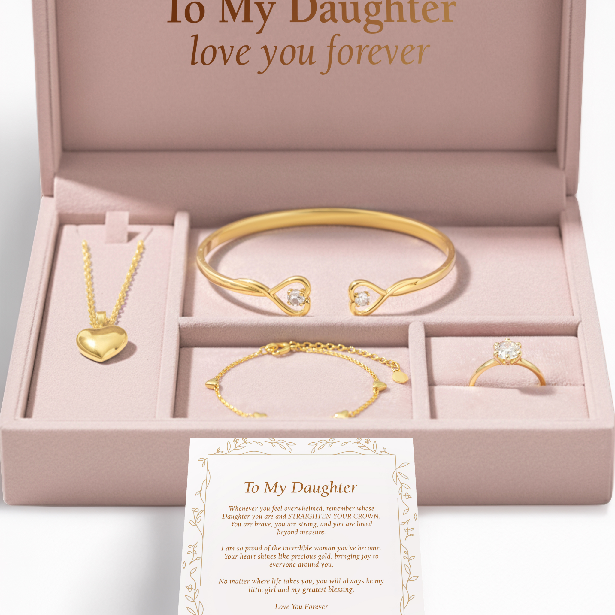 To My Daughter | Golden Heart Gift Bundle - View 3