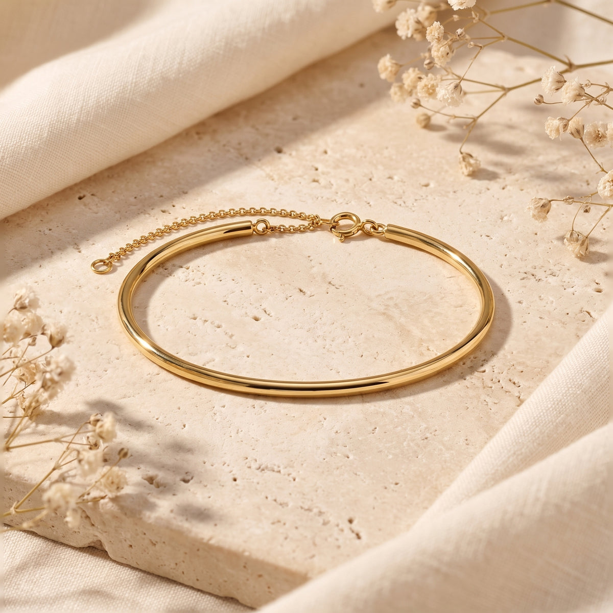 The Sleek Bangle Chain Bracelet
