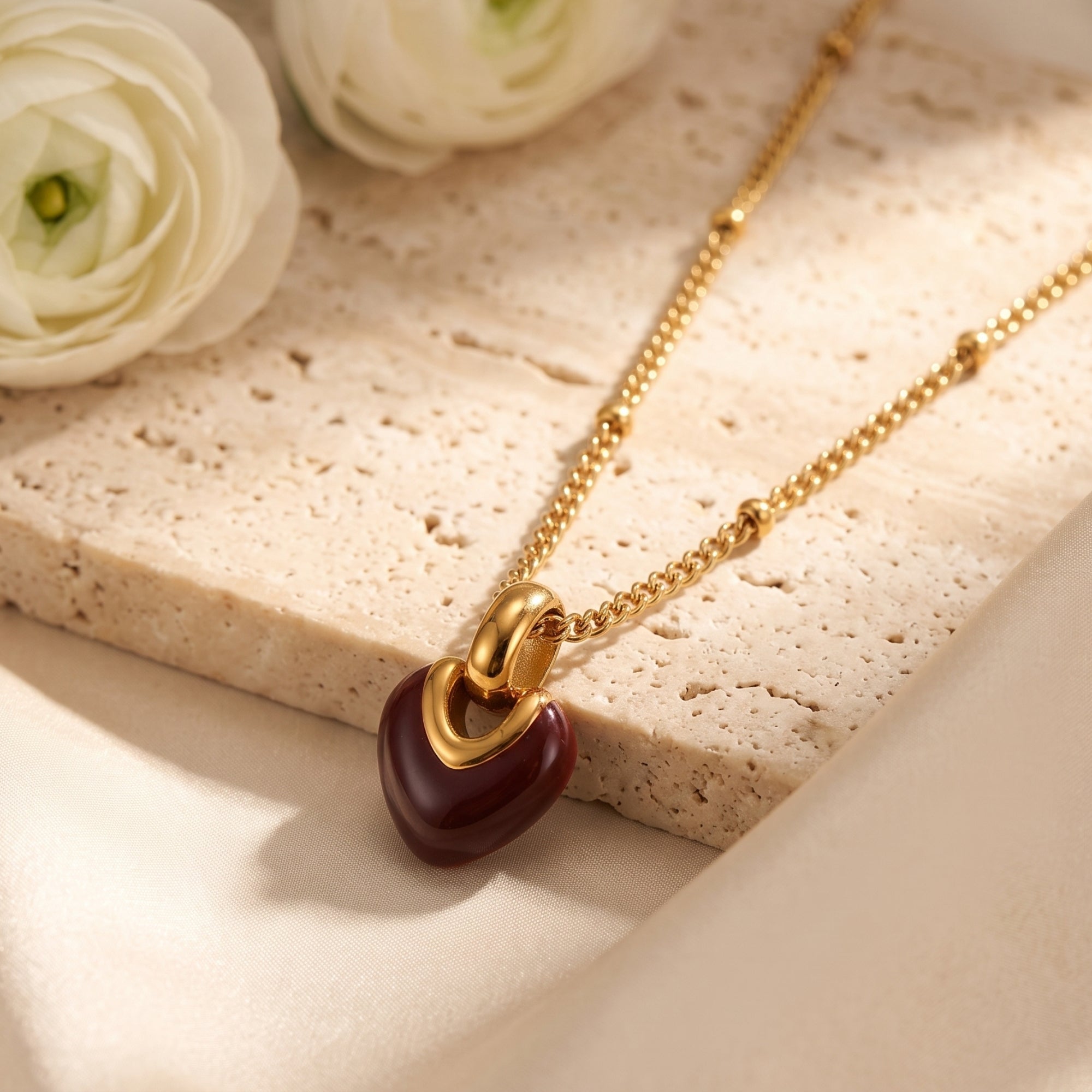 The Crimson Heart Necklace