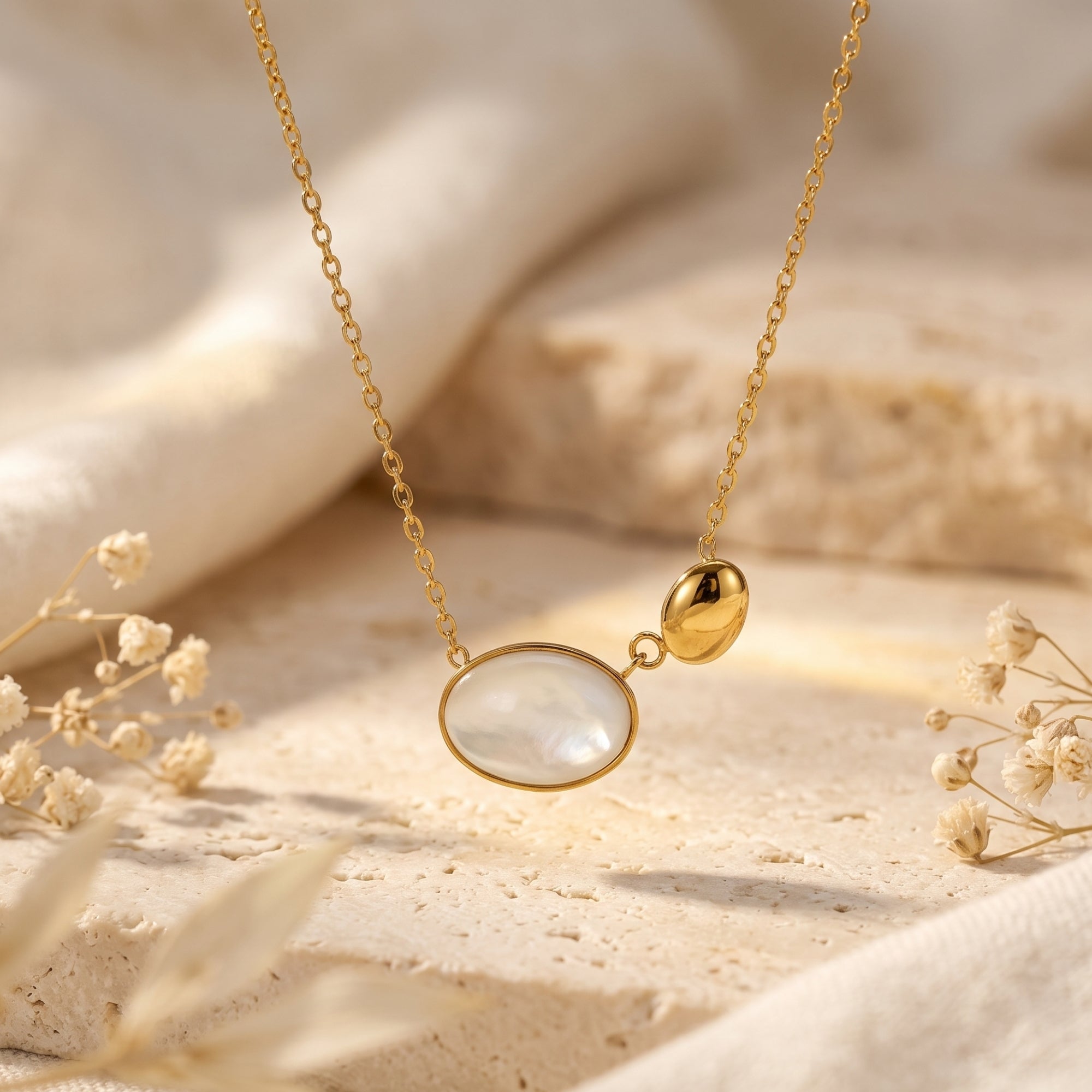 The Organic Pebble Pendant Necklace