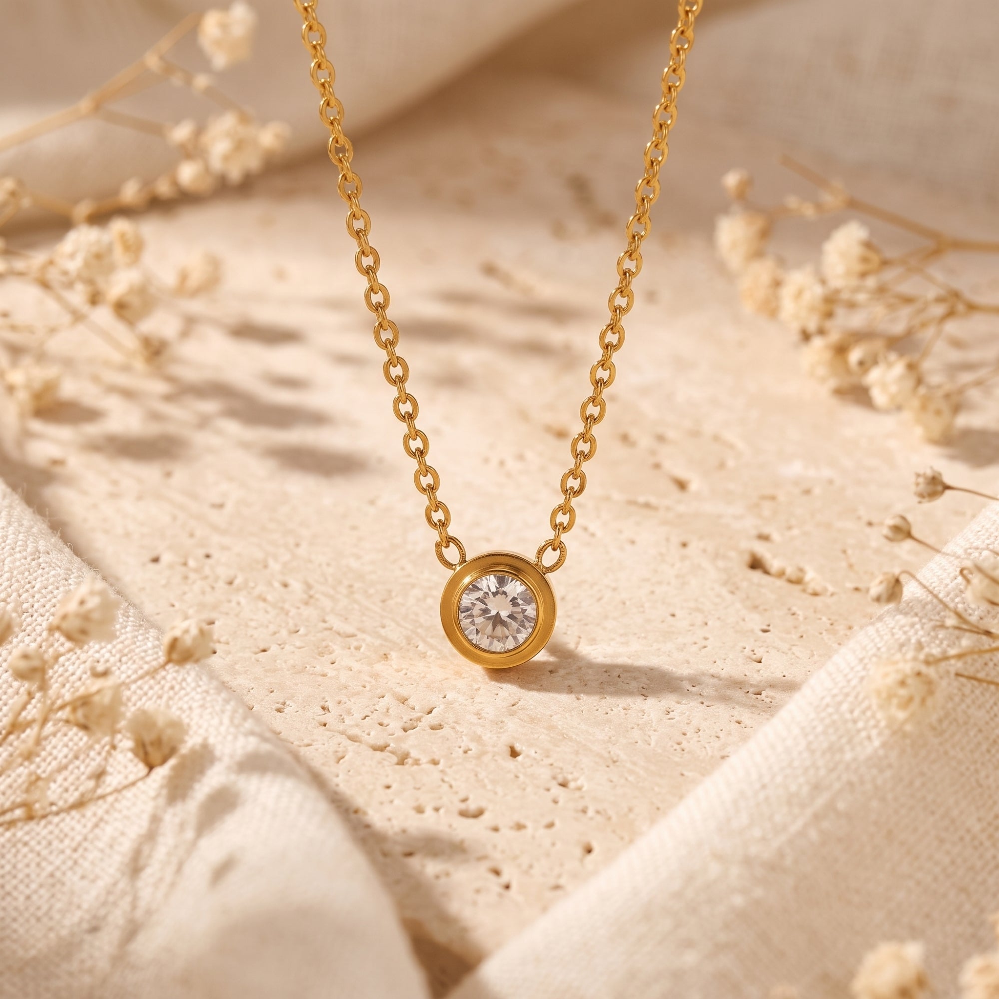 The Lumina Bezel Necklace