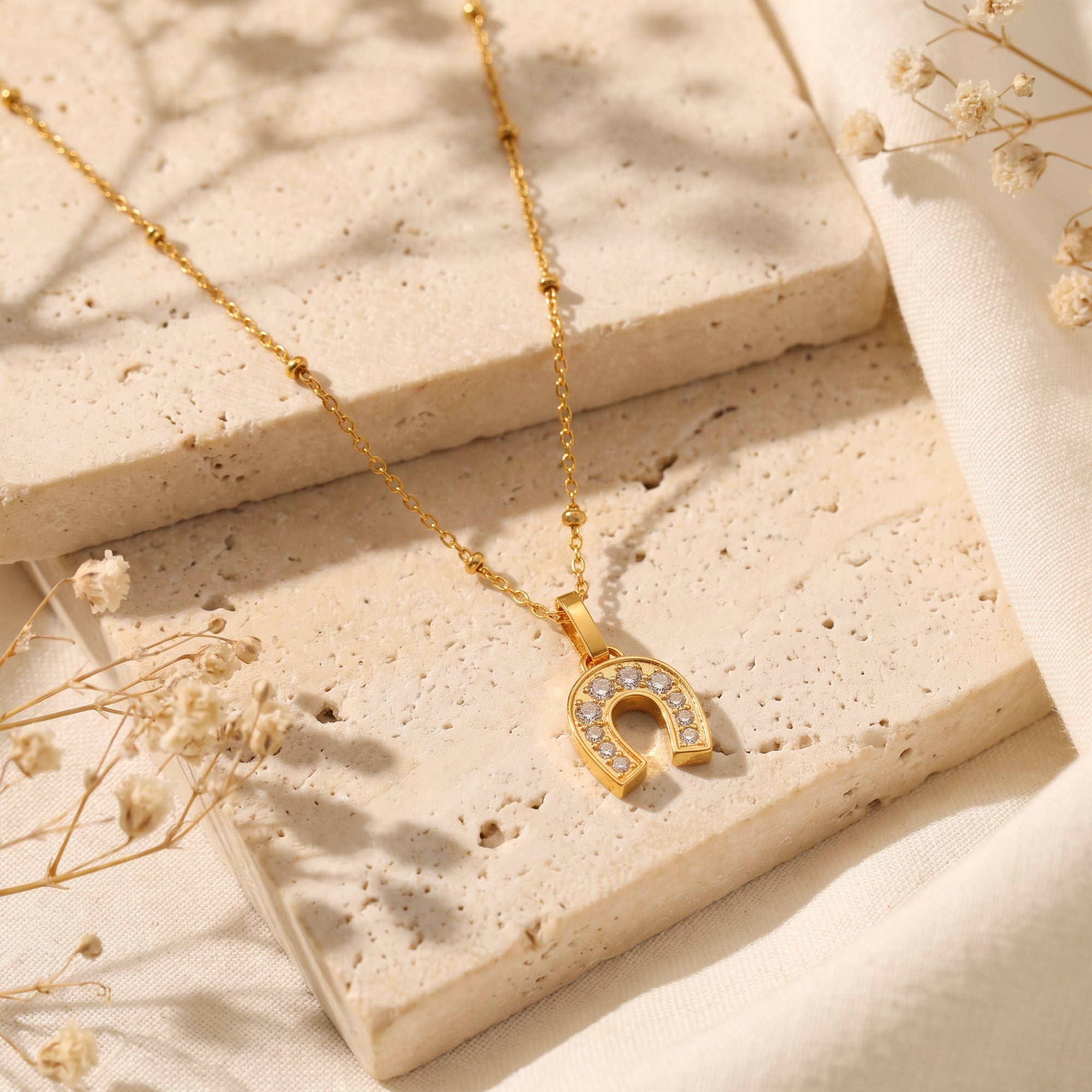 The Fortuna Horseshoe Necklace