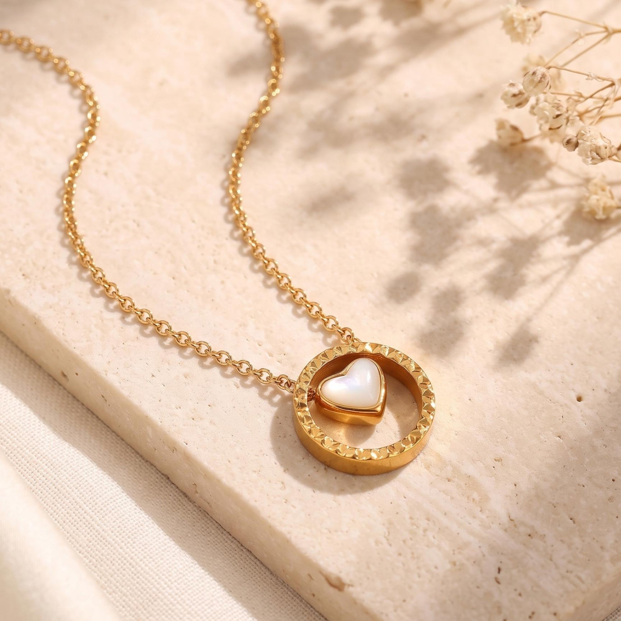 The Rosetta Mother of Pearl Necklace