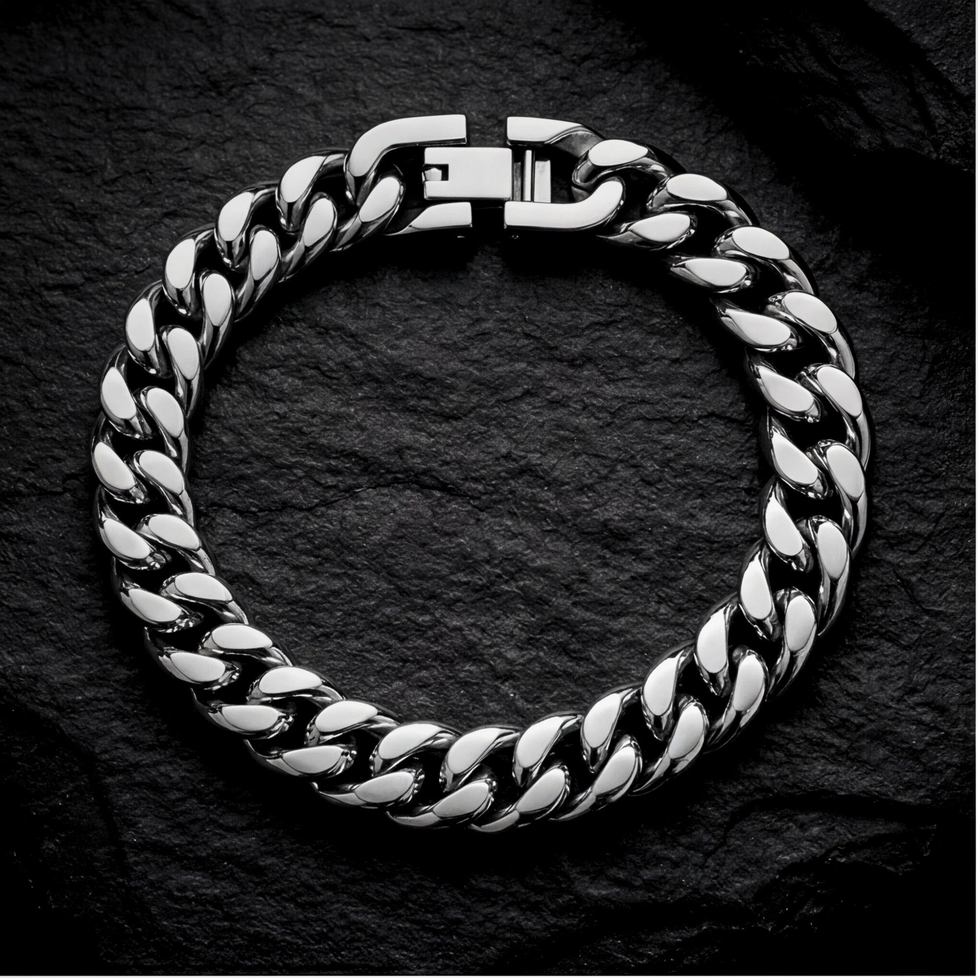 Cuban Link Bracelet - Silver - 10mm